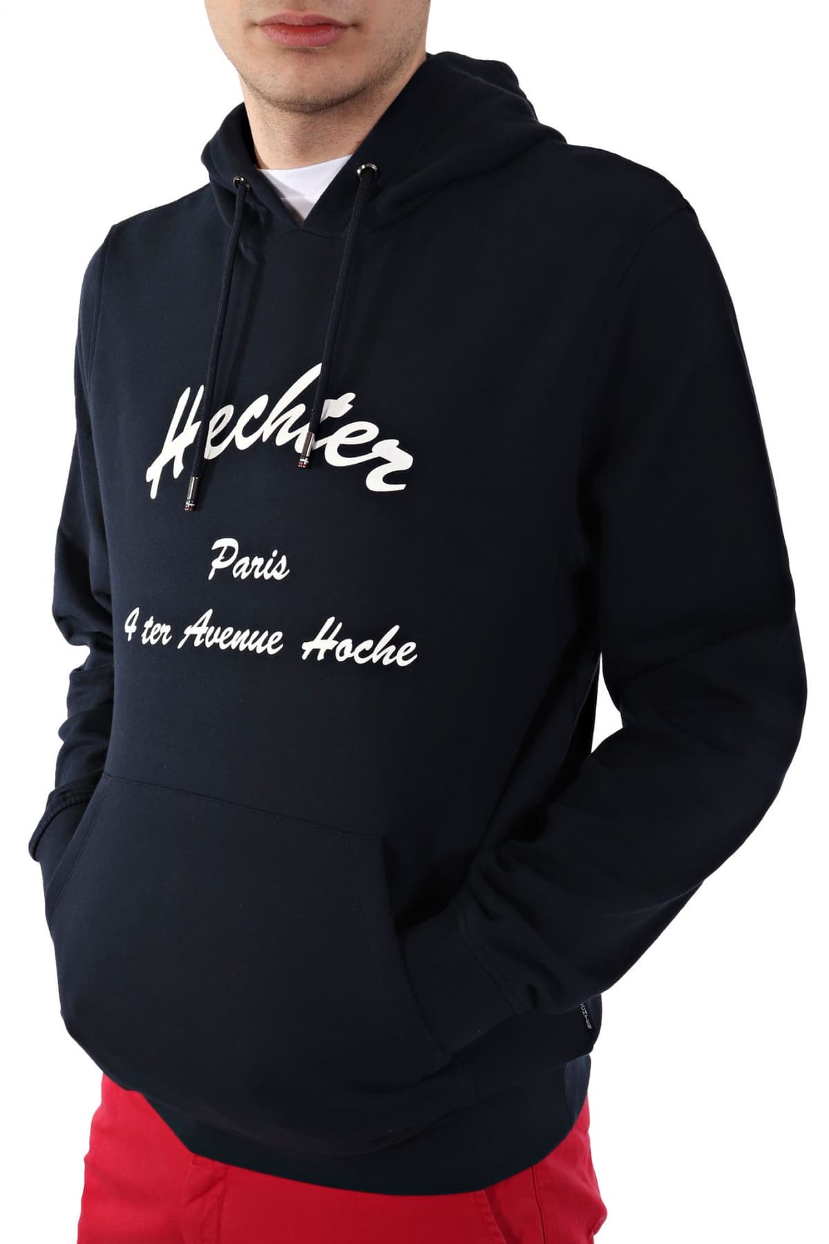 HECHTER SWEAT HOODIE ΜΕ ΚΟΥΚΟΥΛΑ ΜΠΛΕ ΣΚΟΥΡΟ