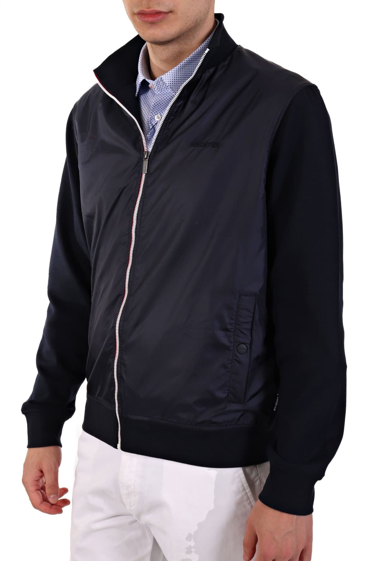 HECHTER ΖΑΚΕΤΑ SWEAT HYBRID ΜΠΛΕ ΣΚΟΥΡΟ