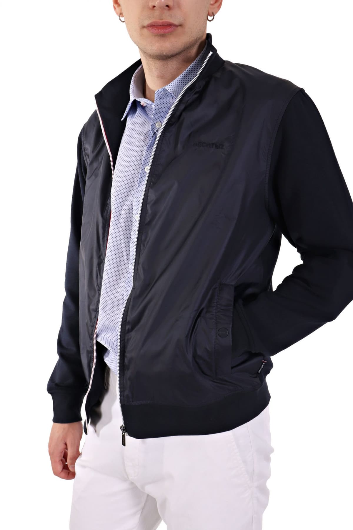 HECHTER ΖΑΚΕΤΑ SWEAT HYBRID ΜΠΛΕ ΣΚΟΥΡΟ