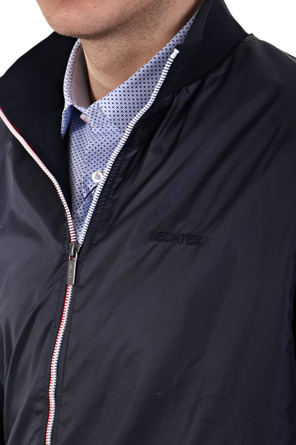 HECHTER ΖΑΚΕΤΑ SWEAT HYBRID ΜΠΛΕ ΣΚΟΥΡΟ