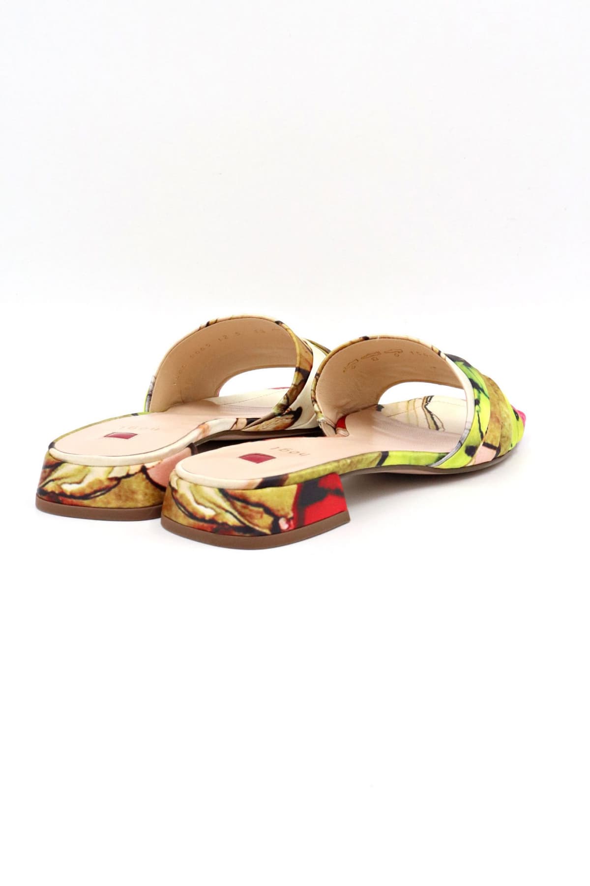 HOGL ΠΑΠΟΥΤΣΙΑ ΠΑΝΤΟΦΛΕΣ ΣΑΤΕΝ ΠΟΛΥΧΡΩΜΟ ΠΡΑΣΙΝΟ/ΜΠΕΖ