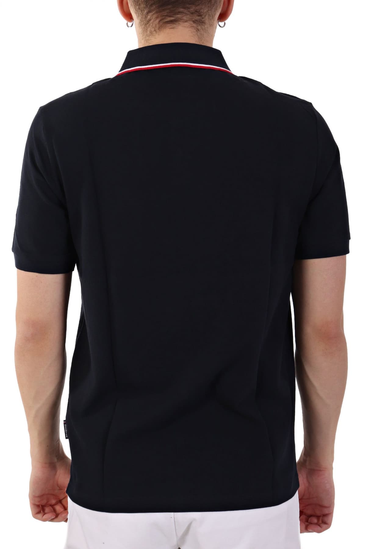 HECHTER POLO PIQUE ΡΙΓΑ ΓΙΑΚΑΣ ΜΠΛΕ ΣΚΟΥΡΟ