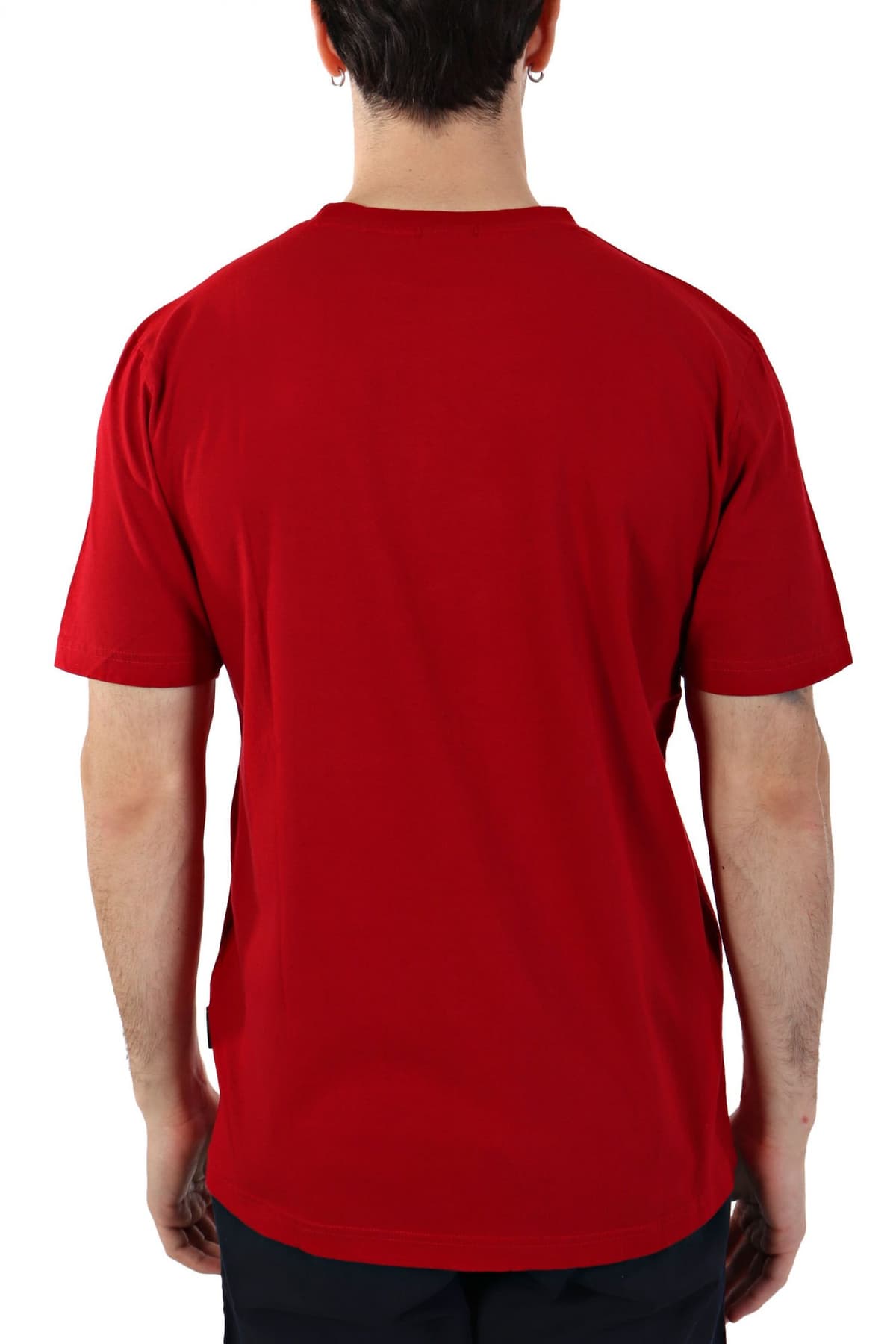 HECHTER T-SHIRT JERSEY LOGO ΚΟΚΚΙΝΟ