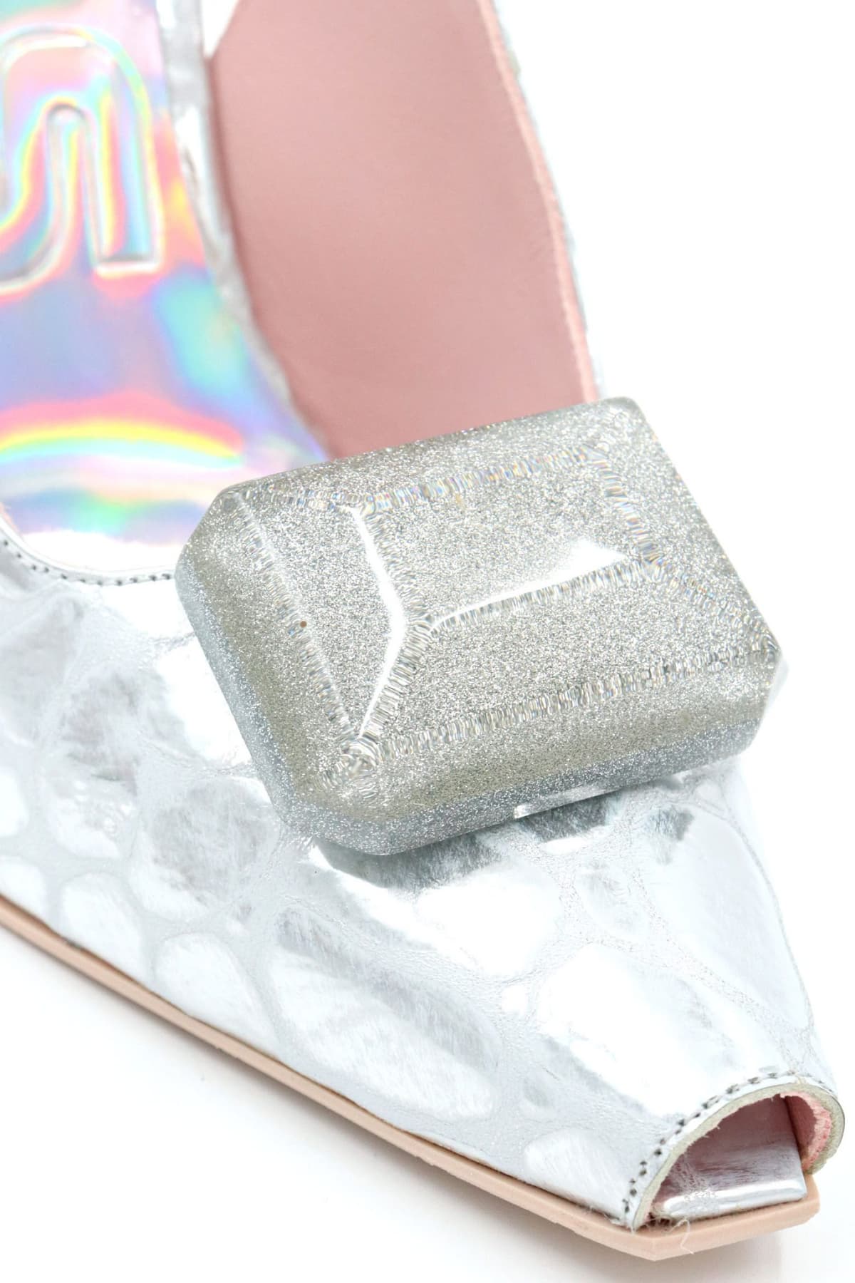 RAS ΠΑΠΟΥΤΣΙΑ MULES ΑΓΚΡΑΦΑ ΓΚΛΙΝΤΕΡ ΑΝΓΛΥΦΟ ΣΧΕΔΙΟ ΜΕΤΑΛΛΙΚΟ ΑΣΗΜΙ