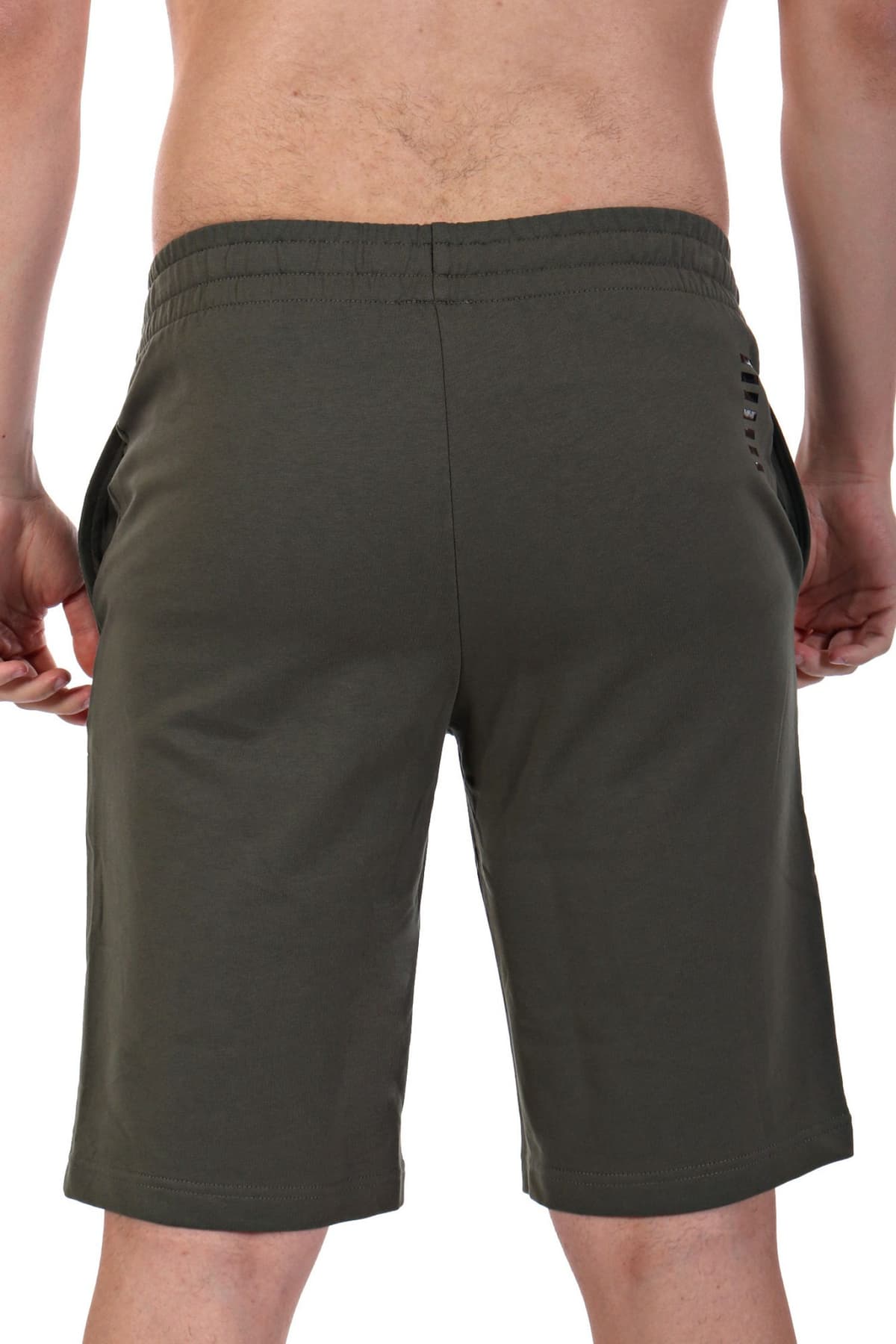 ARMANI 7 ΒΕΡΜΟΥΔΑ LOGO ΧΑΚΙ