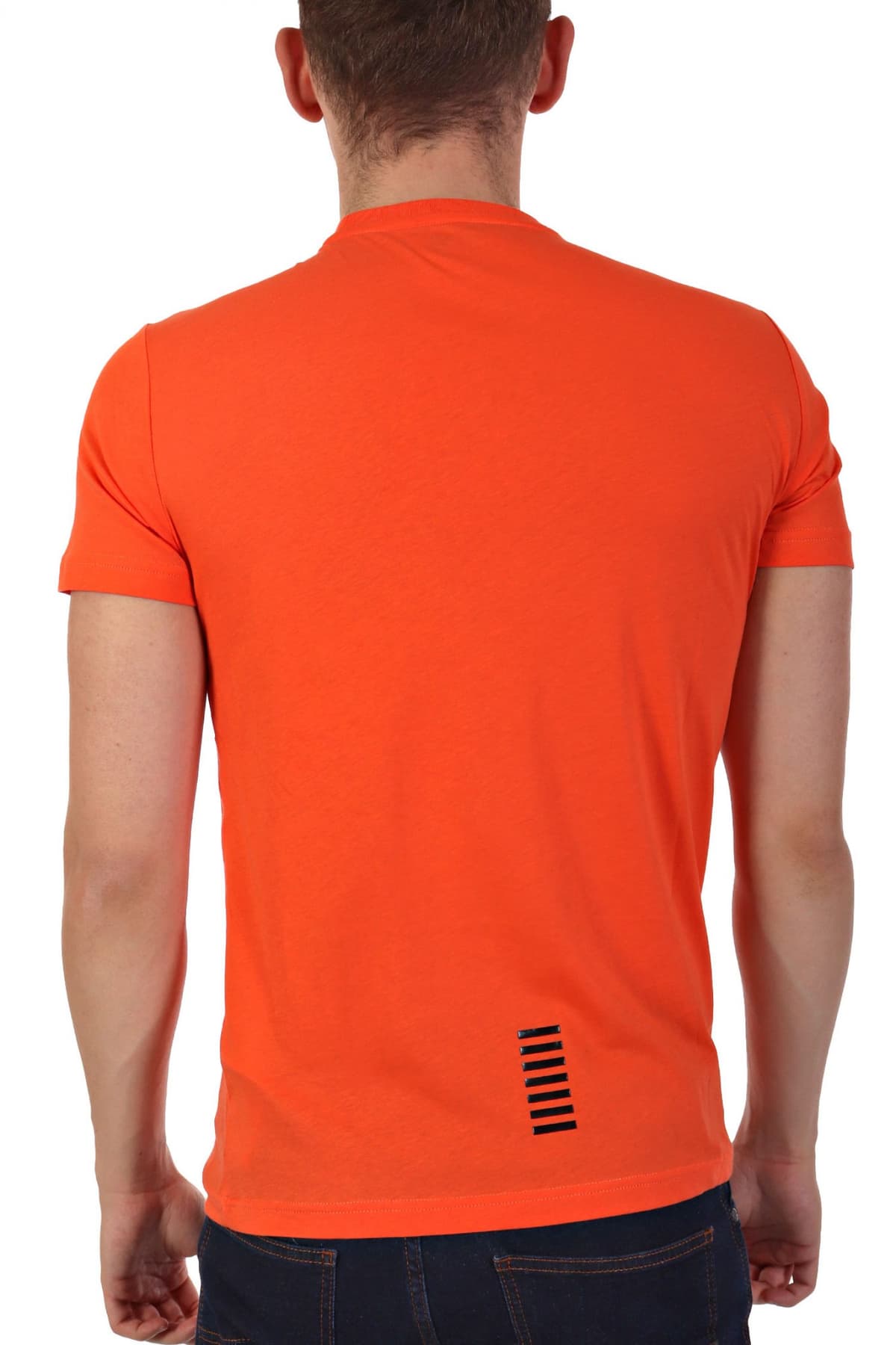 ARMANI 7 T-SHIRT LOGO ΠΟΡΤΟΚΑΛΙ