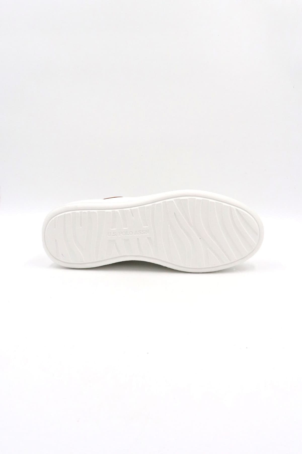 U.S. POLO ASSN. ΠΑΠΟΥΤΣΙΑ SNEAKERS XΡΥΣΗ ΛΕΠΤΟΜΕΡΕΙΑ LOGO ΛΕΥΚΟ