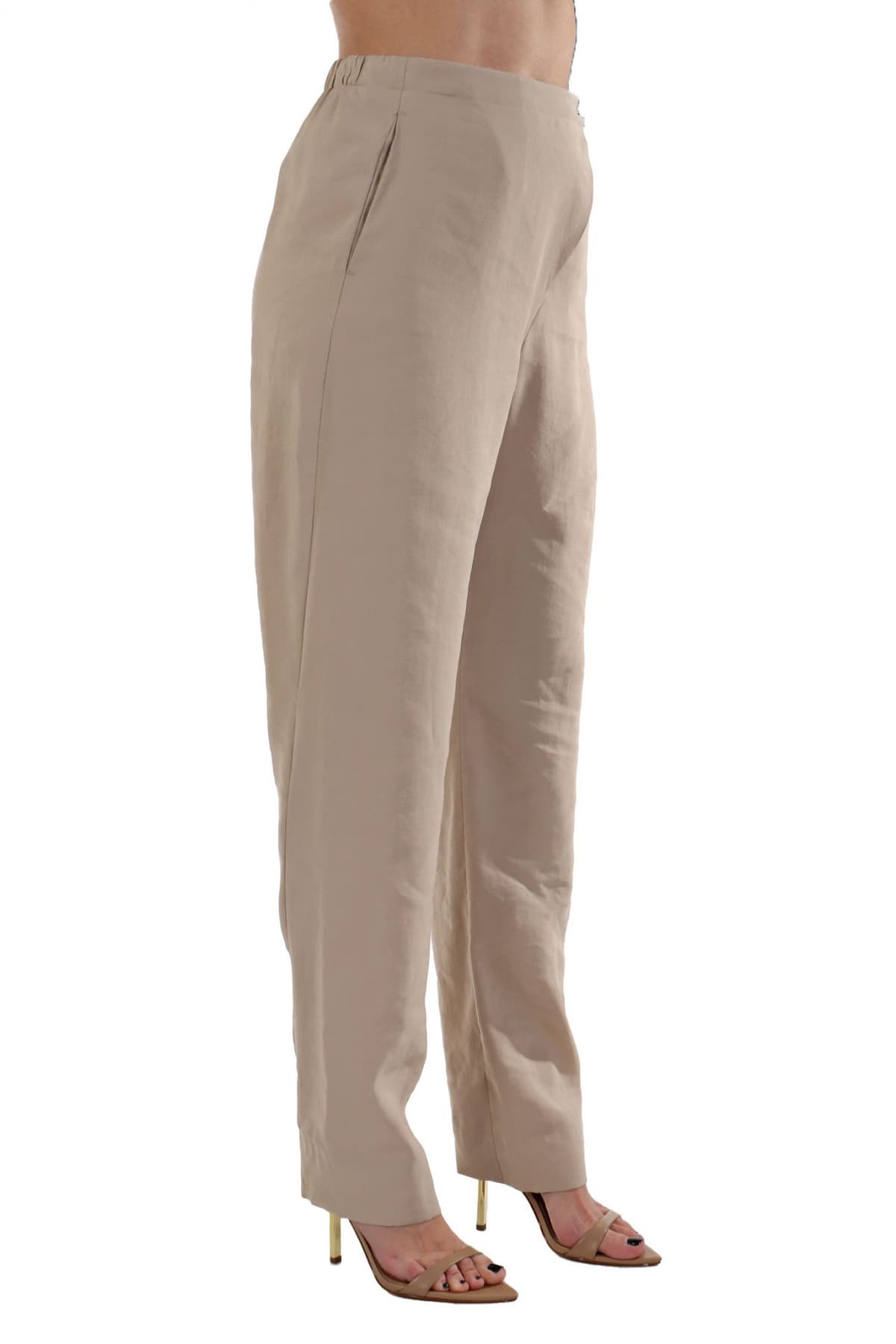 EMPORIO ARMANI ΠΑNΤΕΛΟΝΑ ΛΟΞΟ ΚΟΥΜΠΩΜΑ ΛΑΣΤΙΧΟ ΜΕΣΗ ΜΠΕΖ