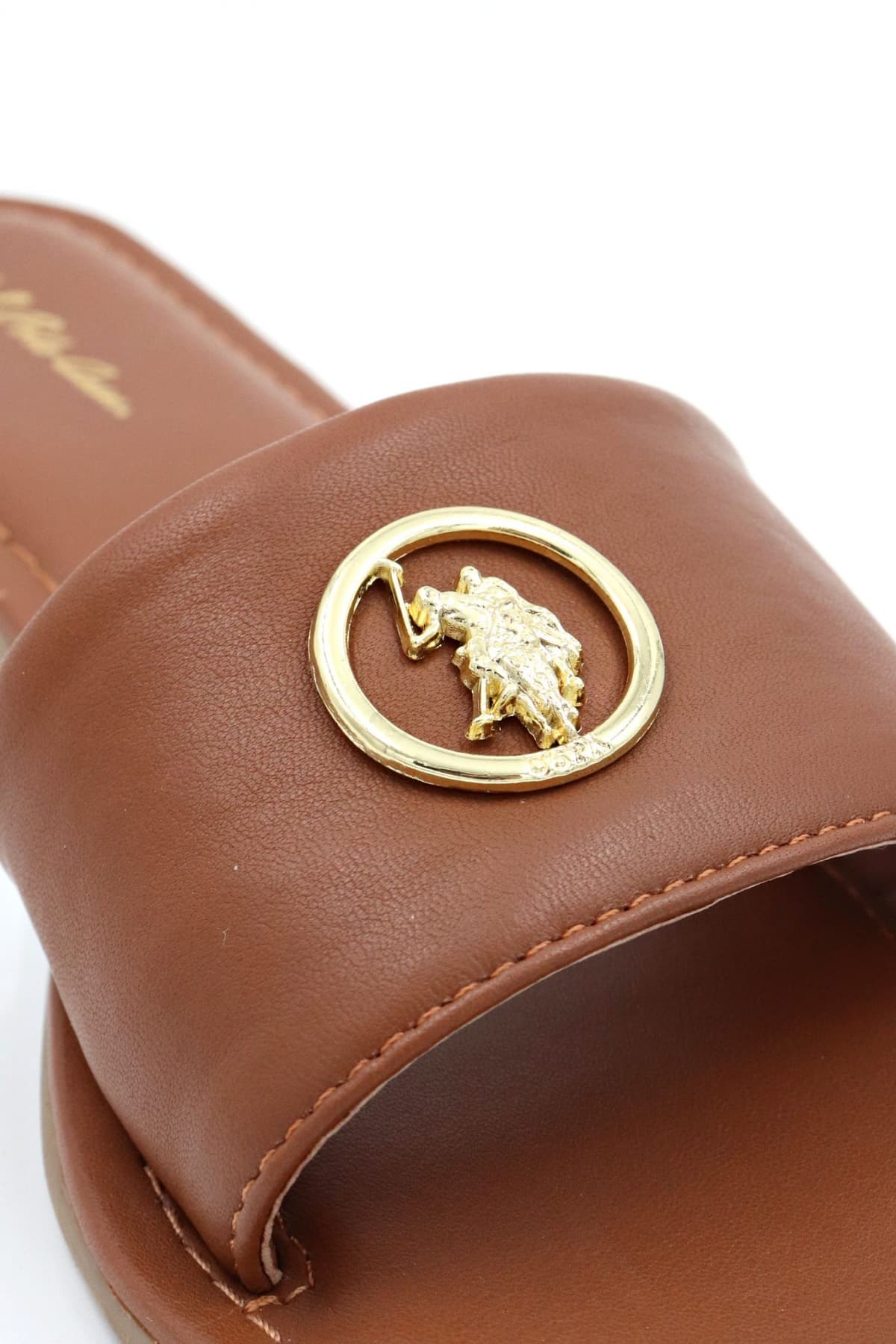 U.S. POLO ASSN. ΠΑΠΟΥΤΣΙΑ ΠΑΝΤΟΦΛΕΣ ΜΕΤΑΛΛΙΚΟ LOGO ΤΑΜΠΑ