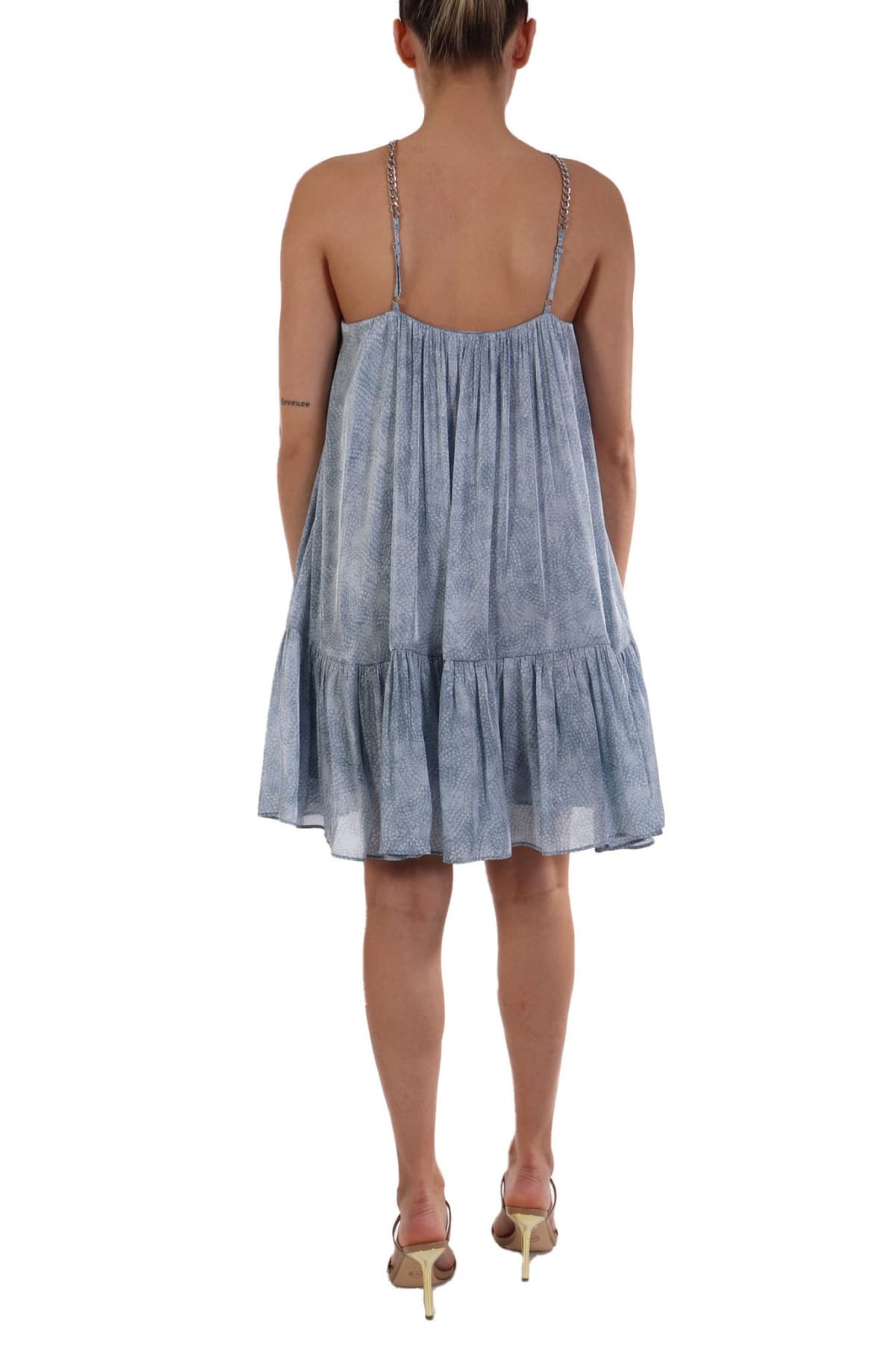 MICHAEL KORS ΦΟΡΕΜΑ MINI ΑΛΥΣΙΔΑ ΒΟΛΑΝ ΣΙΕΛ