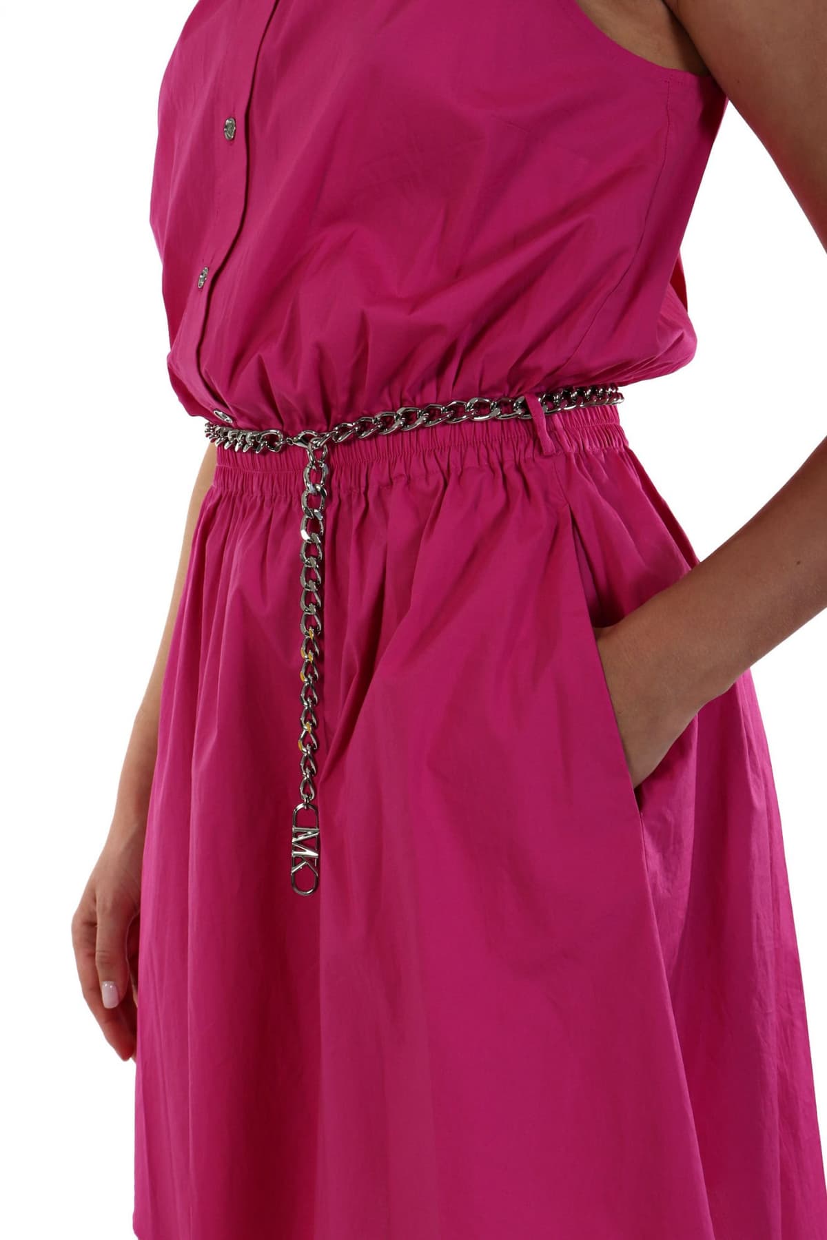 MICHAEL KORS ΦΟΡΕΜΑ MINI ΑΛΥΣΙΔΑ ΤΣΕΠΕΣ ΦΟΥΞΙΑ