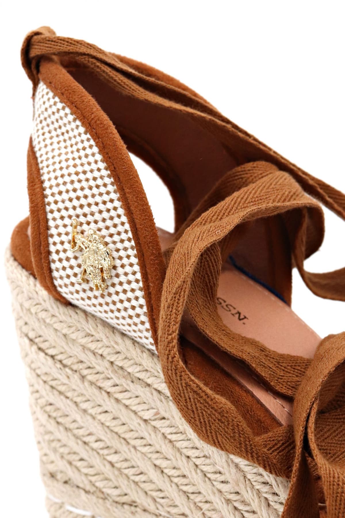 U.S. POLO ASSN. ΠΑΠΟΥΤΣΙΑ ΠΛΑΤΦΟΡΜΕΣ ΣΟΥΕΤ LOGO ΤΑΜΠΑ/ΜΠΕΖ