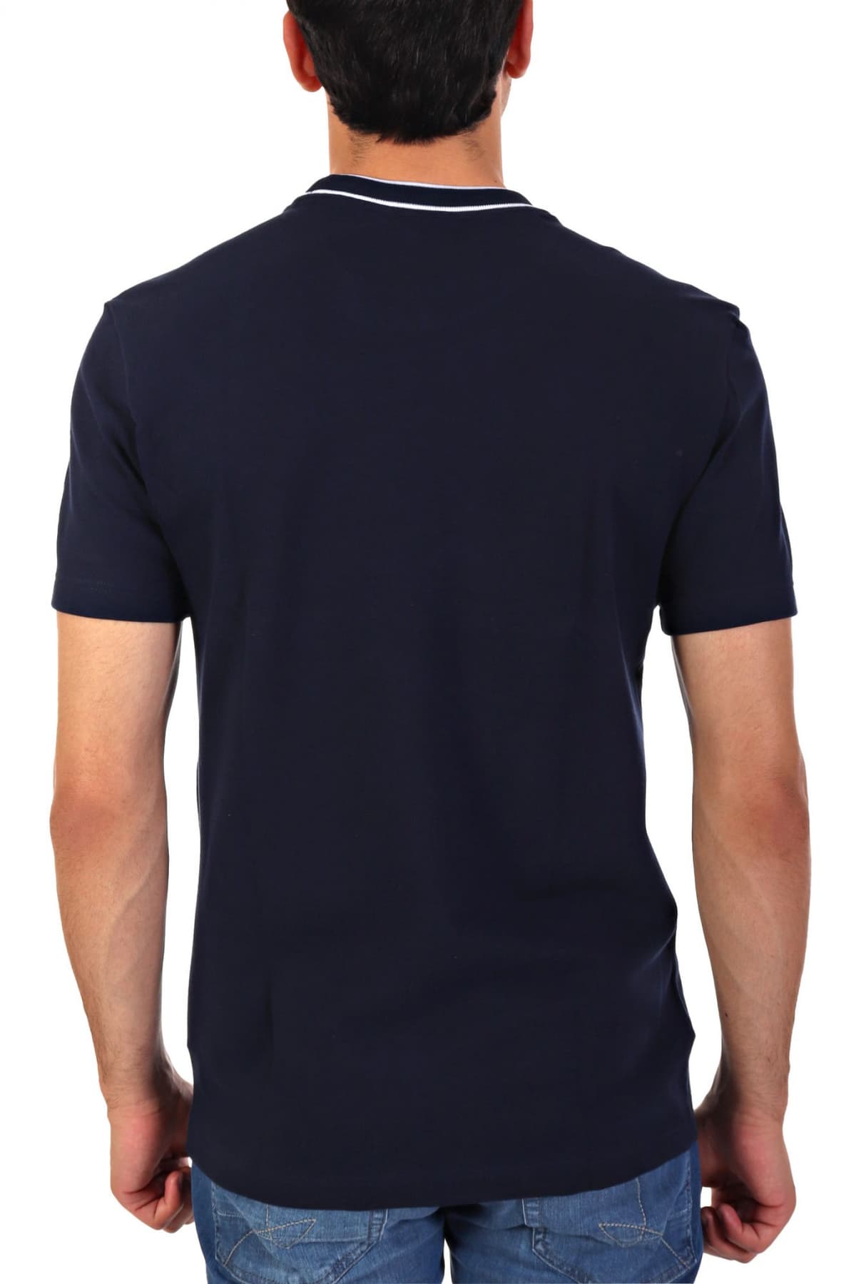 LACOSTE ΜΠΛΟΥΖΑ ΚΜ TEE-SHIRT SS 3TH8174-166 NavyBlue