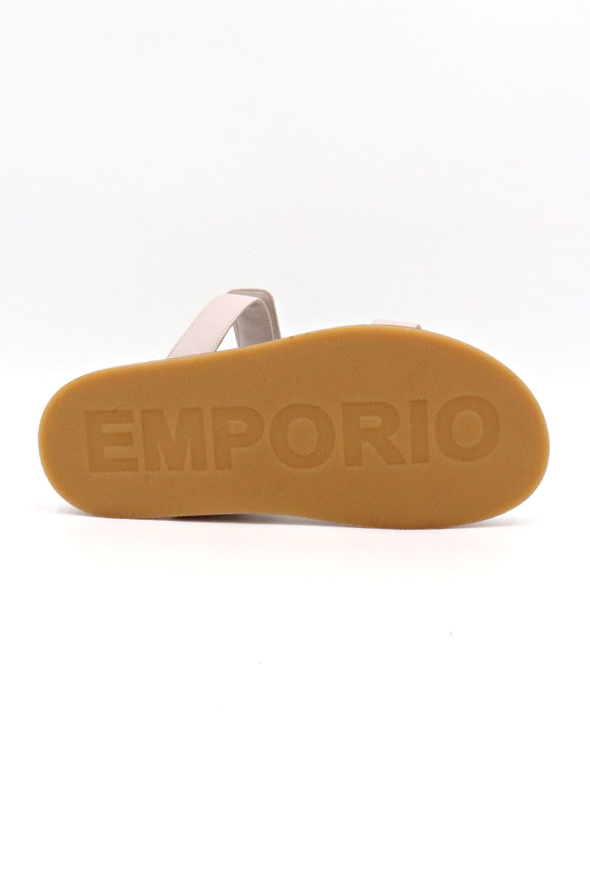 EMPORIO ARMANI ΠΑΠΟΥΤΣΙΑ ΣΑΝΔΑΛΙΑ ΜΕΤΑΛΛΙΚΟ LOGO ΑΝΟΙΧΤΟ ΓΚΡΙ