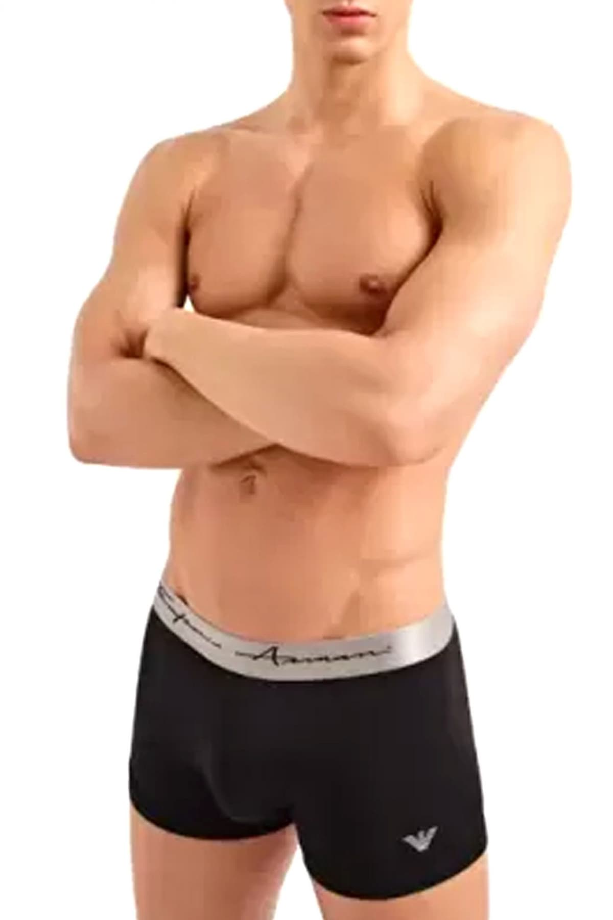 EMPORIO ARMANI ΕΣΩΡΟΥΧΑ TRUNK COTTON STRETCH ΜΑΥΡΟ