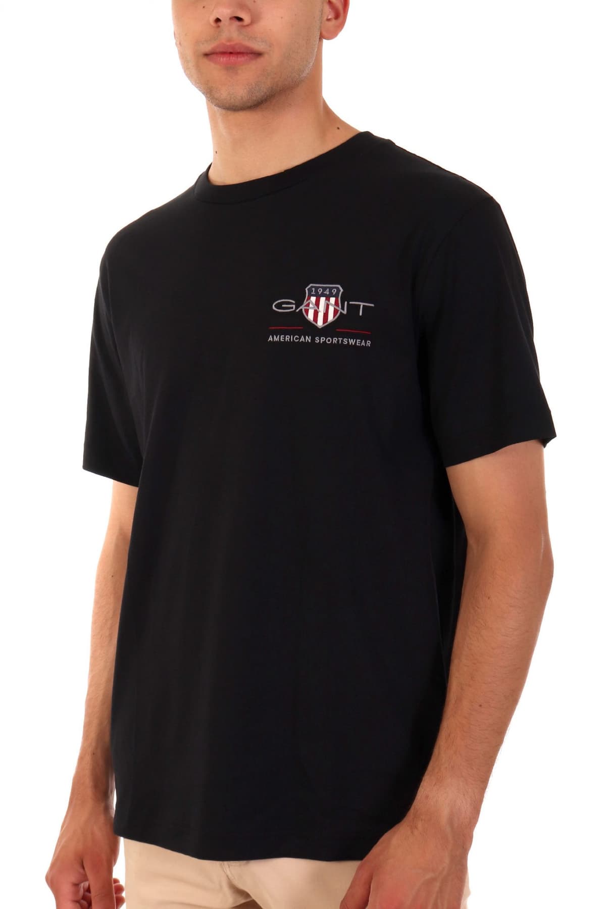 Men's T-Shirts Gant Black