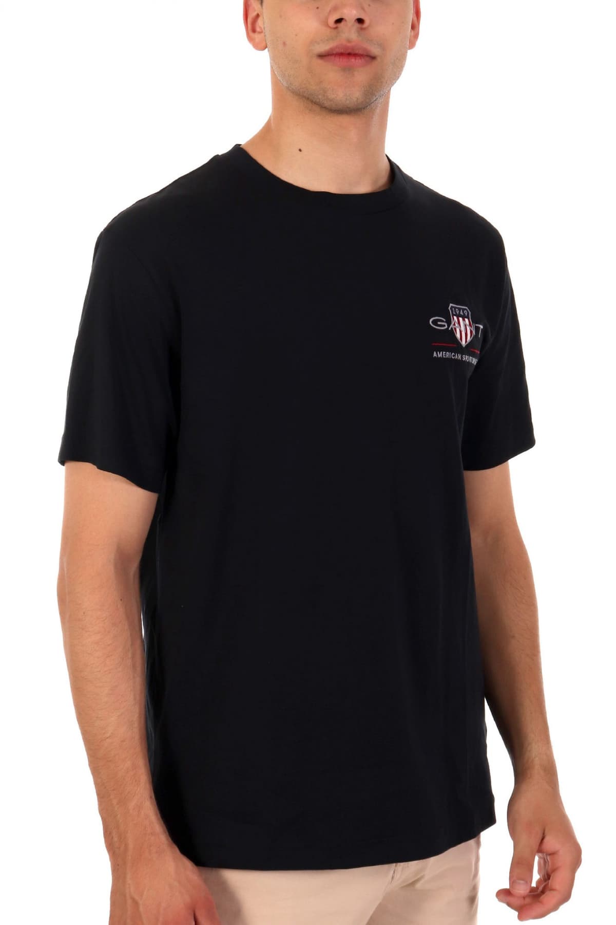 Men's T-Shirts Gant Black