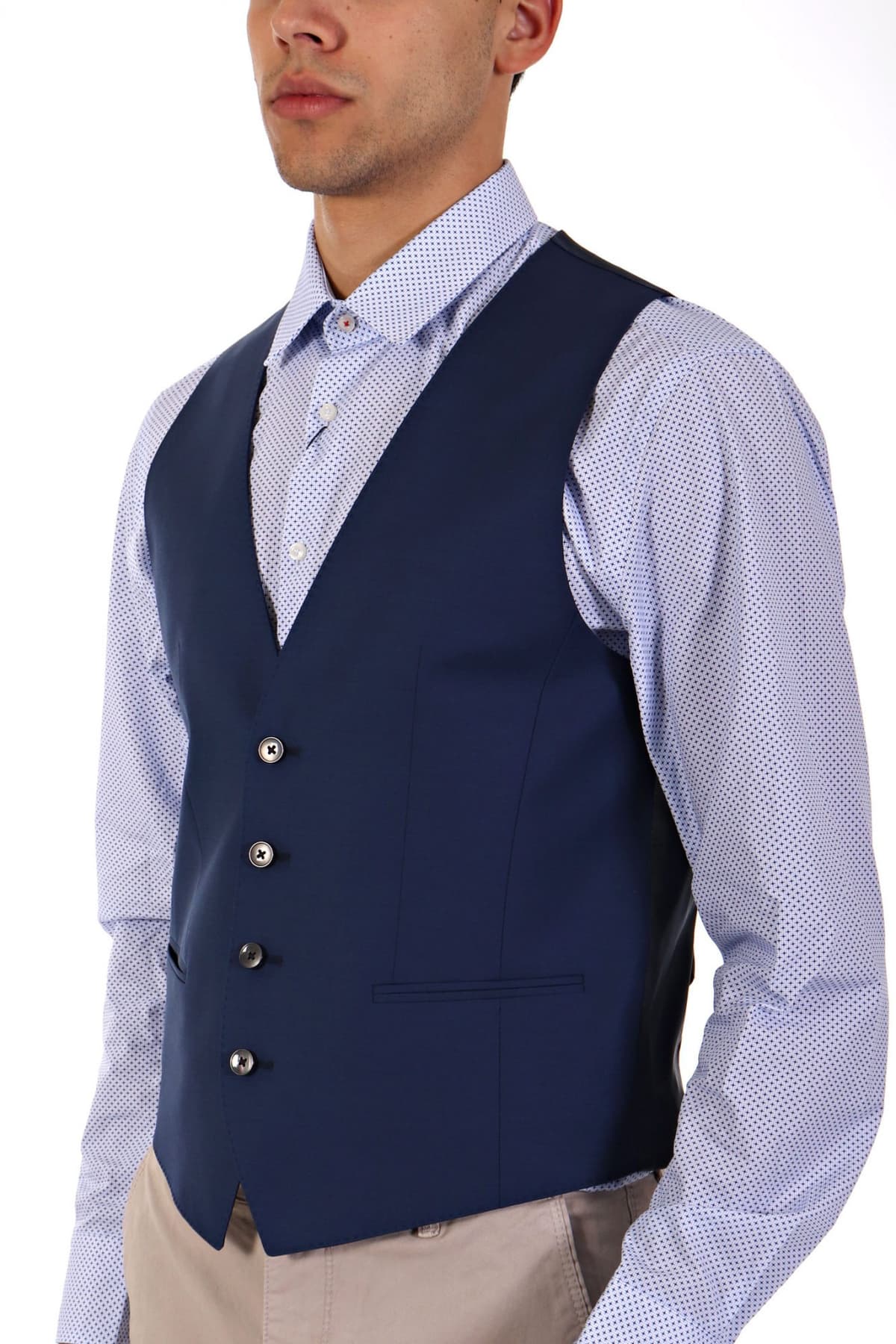 Men's Vests Boss Blue