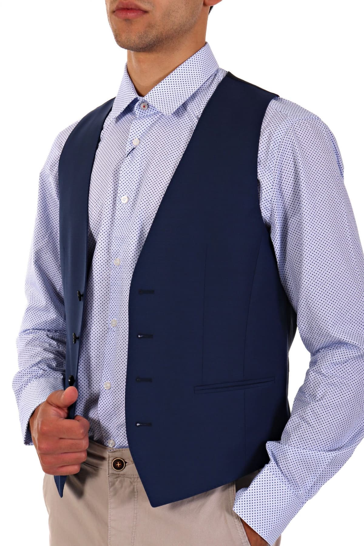 Men's Vests Boss Blue