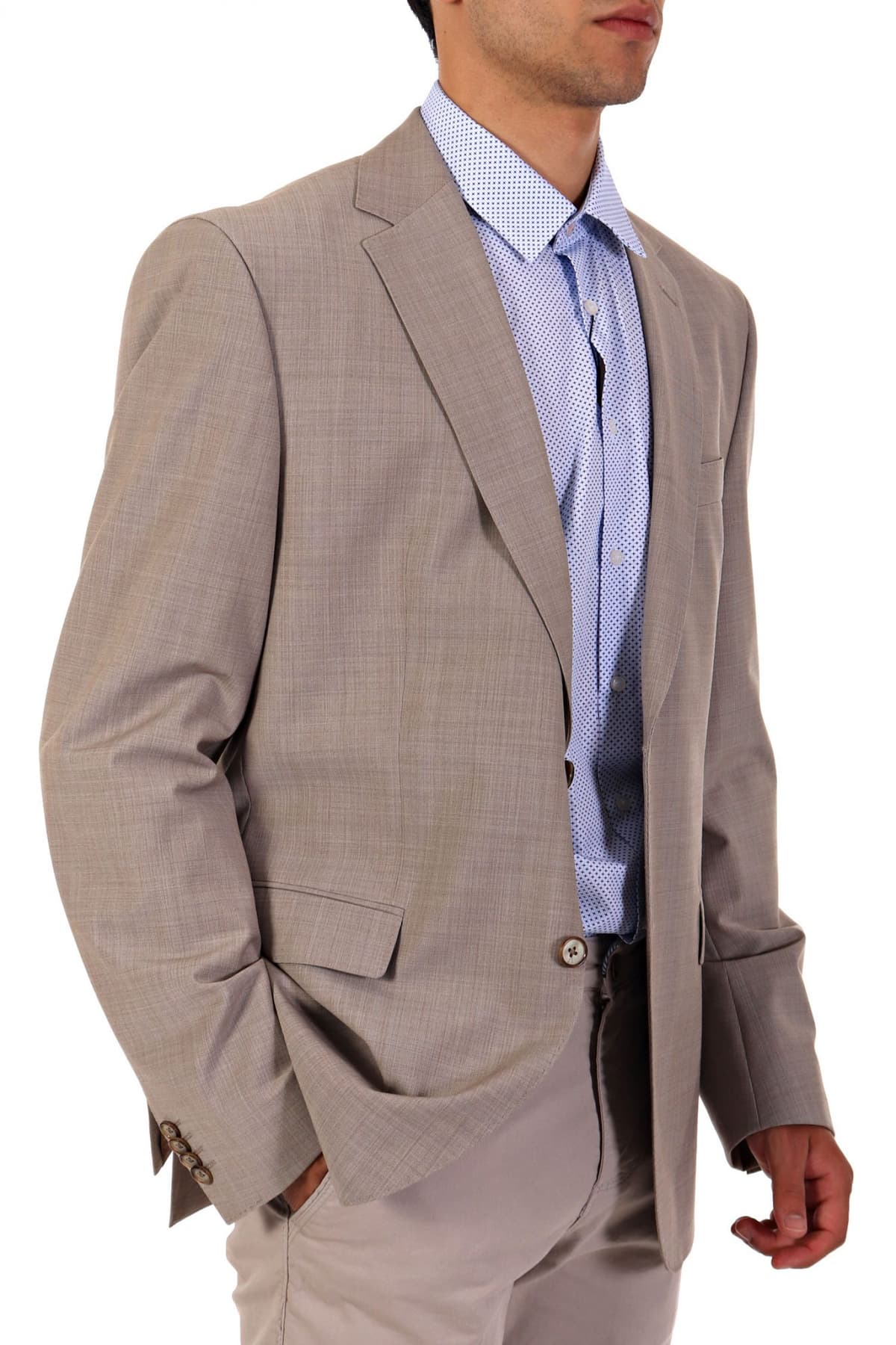 BOSS ΣΑΚΑΚΙ H-JECKSON-S-MM-224 REGULAR FIT ΜΠΕΖ