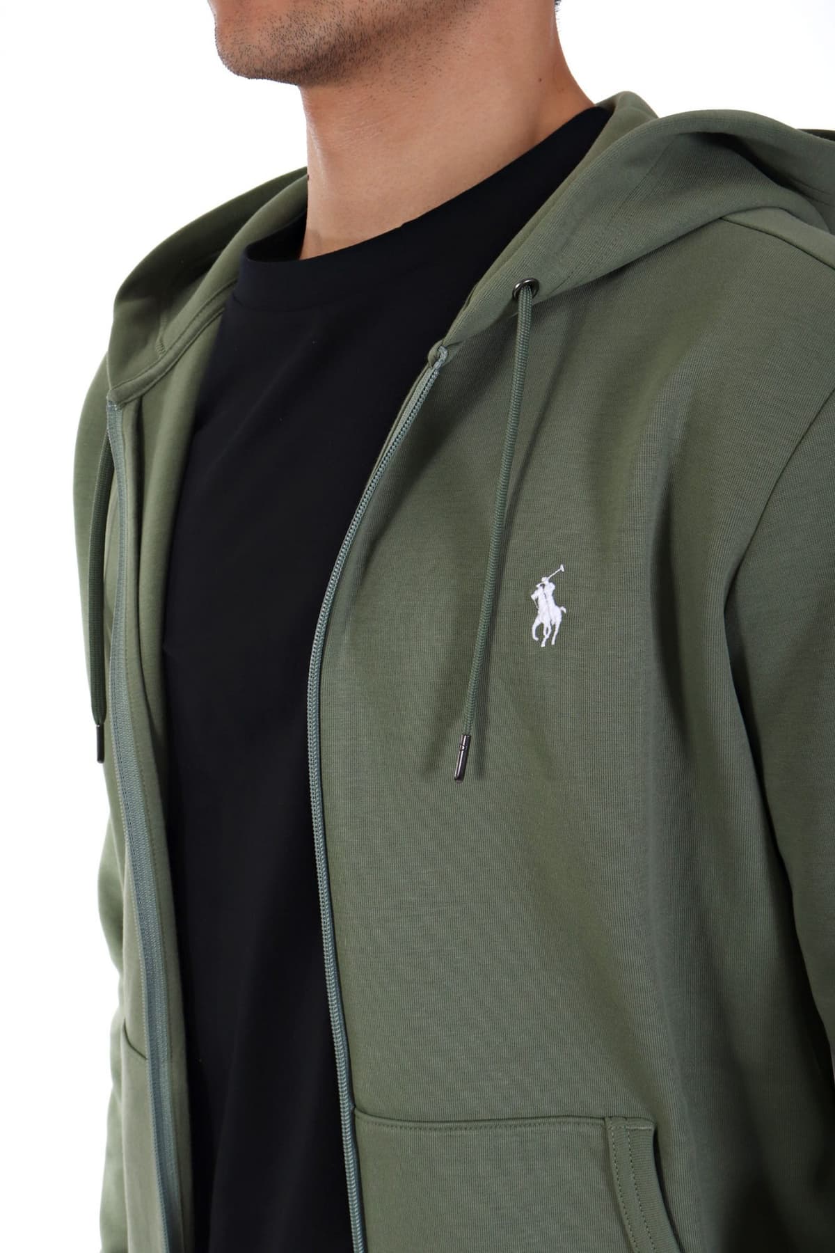 RALPH LAUREN ΦΟΥΤΕΡ FULLZIP HOODIE ΠΡΑΣΙΝΟ