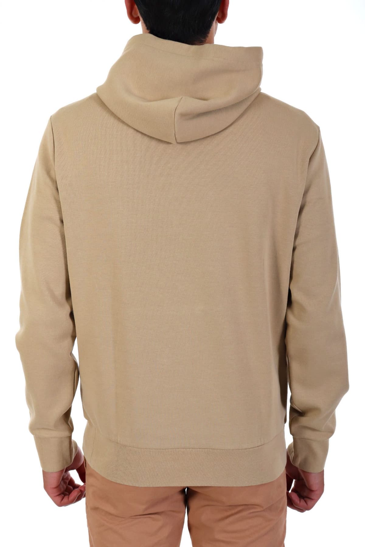 RALPH LAUREN ΦΟΥΤΕΡ HOODIE LOGO ΜΠΕΖ