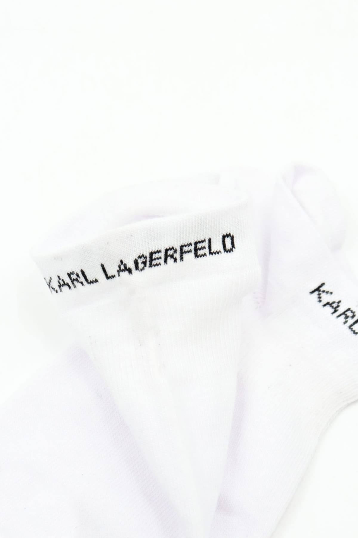 KARL LAGERFELD ΚΑΛΤΣΑΚΙΑ SNEAKERS LOGO ΛΕΥΚΟ