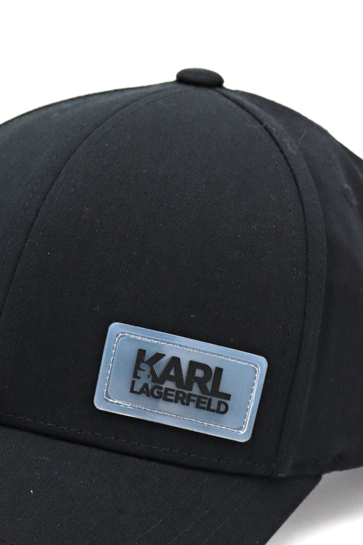 KARL LAGERFELD ΚΑΠΕΛΟ BASECAP LOGO ΜΑΥΡΟ