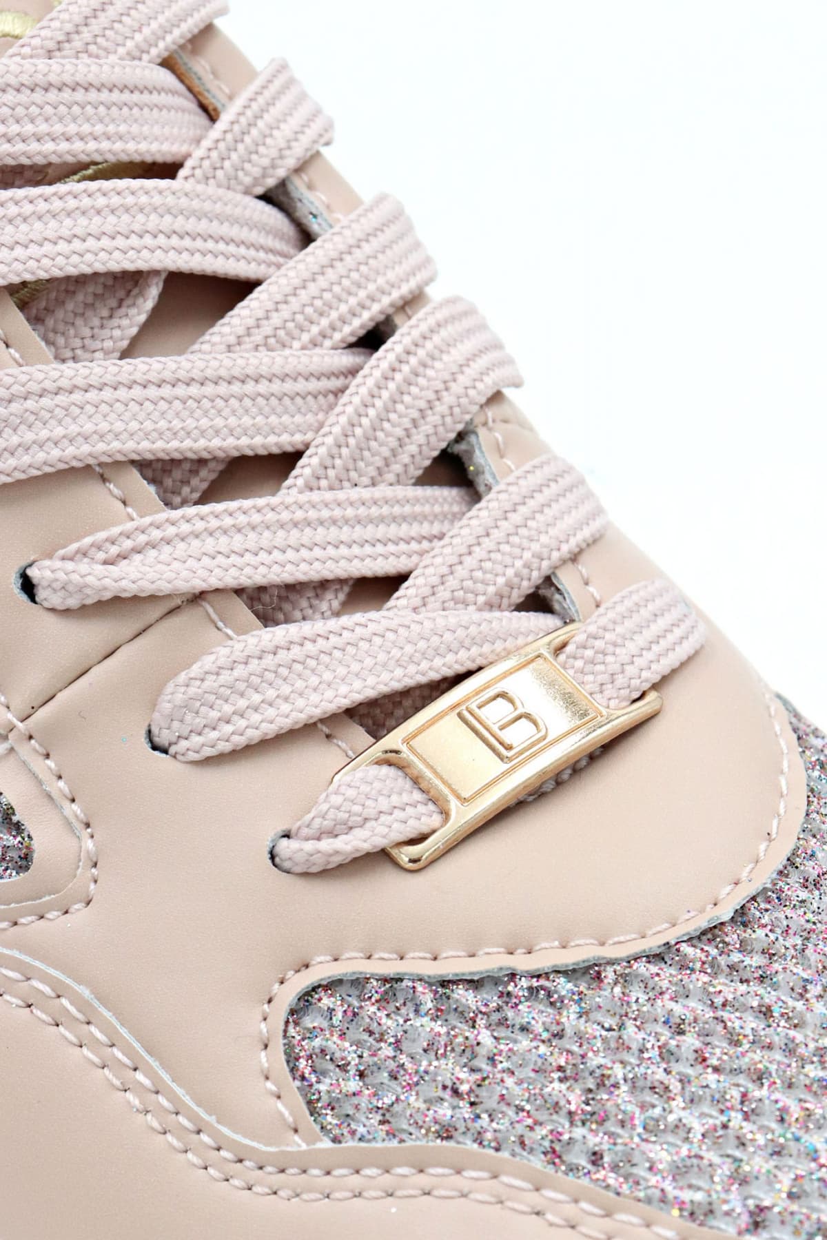 LAURA BIAGIOTTI ΠΑΠΟΥΤΣΙΑ SNEAKERS ΣΤΡΑΣ LOGO MΠΕΖ