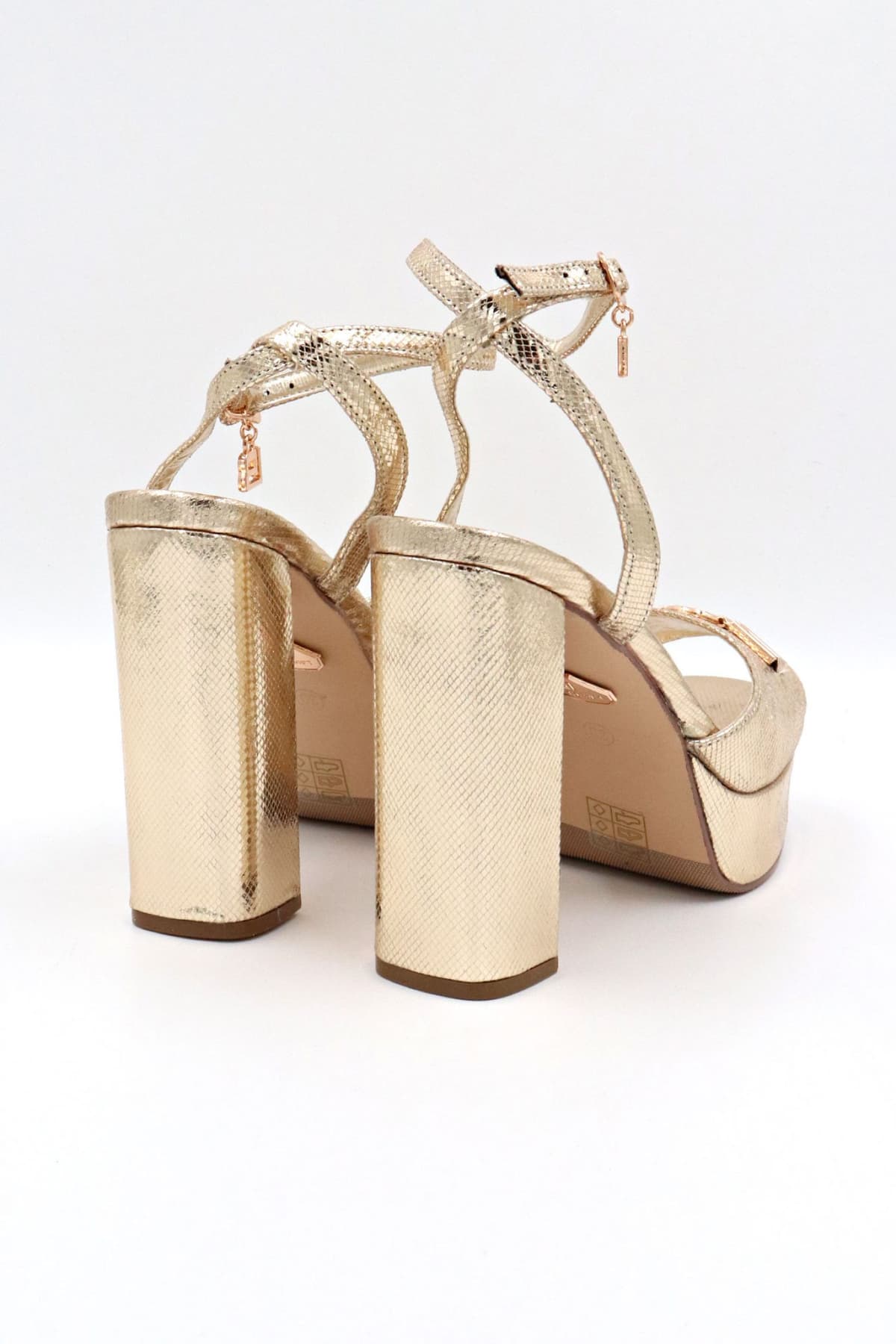 LAURA BIAGIOTTI ΠΑΠΟΥΤΣΙΑ ΠΕΔΙΛΑ ΑΓΚΡΑΦΑ LOGO ΧΡΥΣΟ