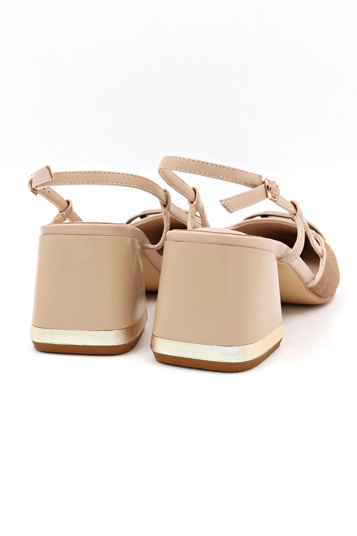 LAURA BIAGIOTTI ΠΑΠΟΥΤΣΙΑ MULES ΥΦΑΣΜΑ LOGO ΑΓΚΡΑΦΑ ΜΠΕΖ