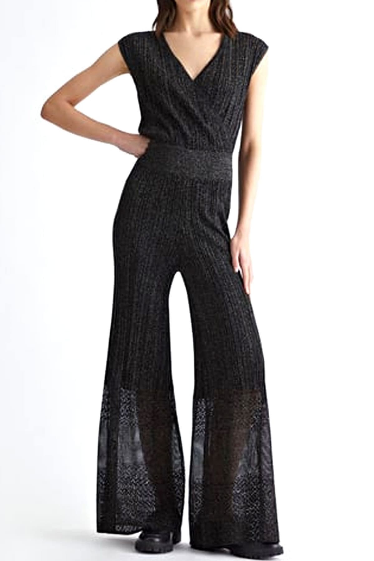 LIU-JO BETTER ΟΛΟΣΩΜΗ ΦΟΡΜΑ ΚΡΟΥΑΖΕ ΡΙΜΠ ΜΑΥΡΟ