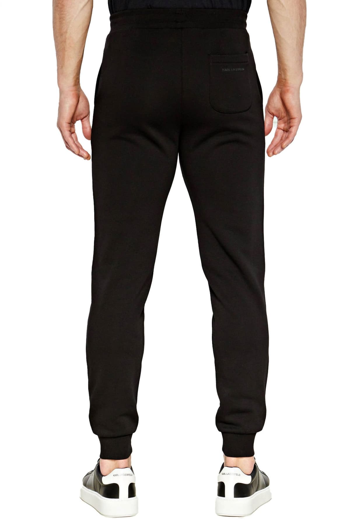 KARL LAGERFELD ΠΑΝΤΕΛΟΝΙ ΦΟΡΜΑ LOGO ΜΑΥΡΟ