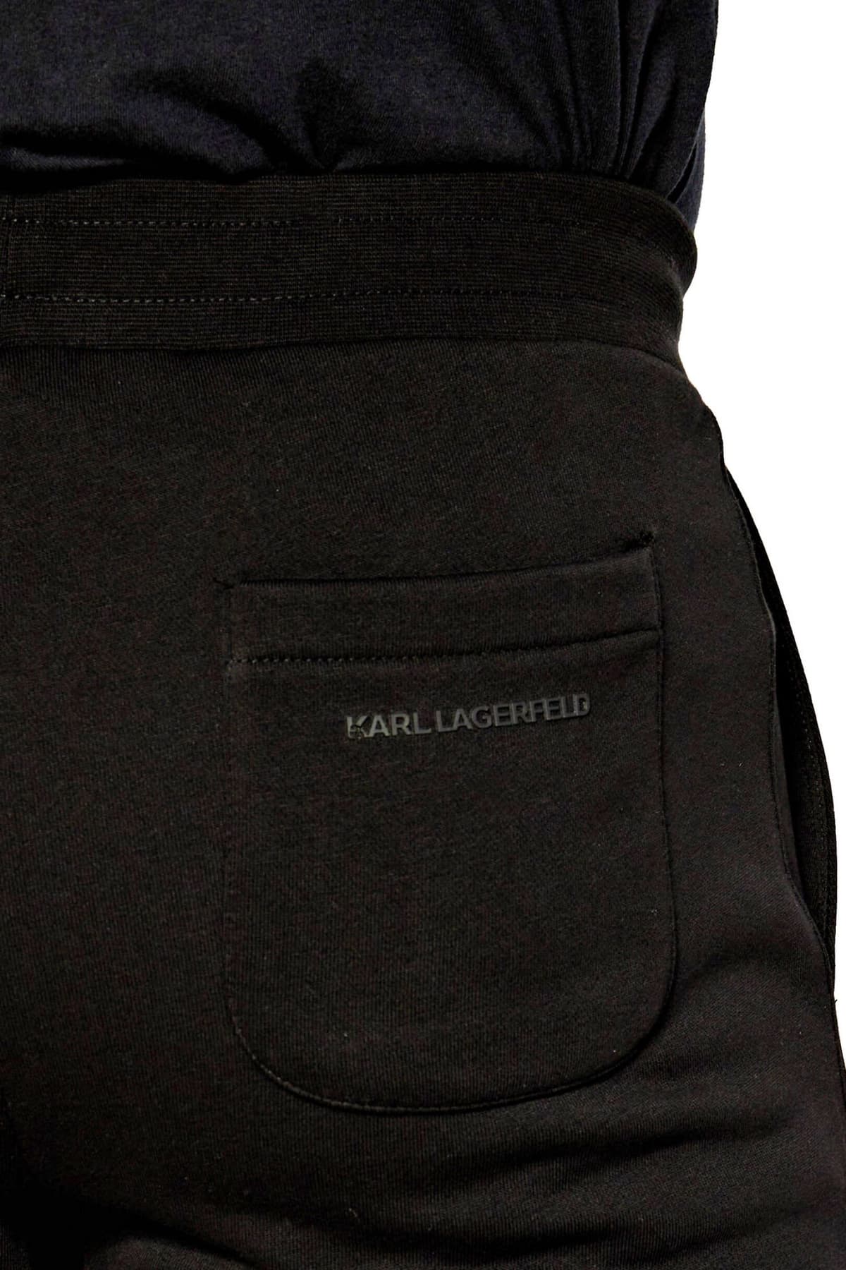 KARL LAGERFELD ΠΑΝΤΕΛΟΝΙ ΦΟΡΜΑ LOGO ΜΑΥΡΟ