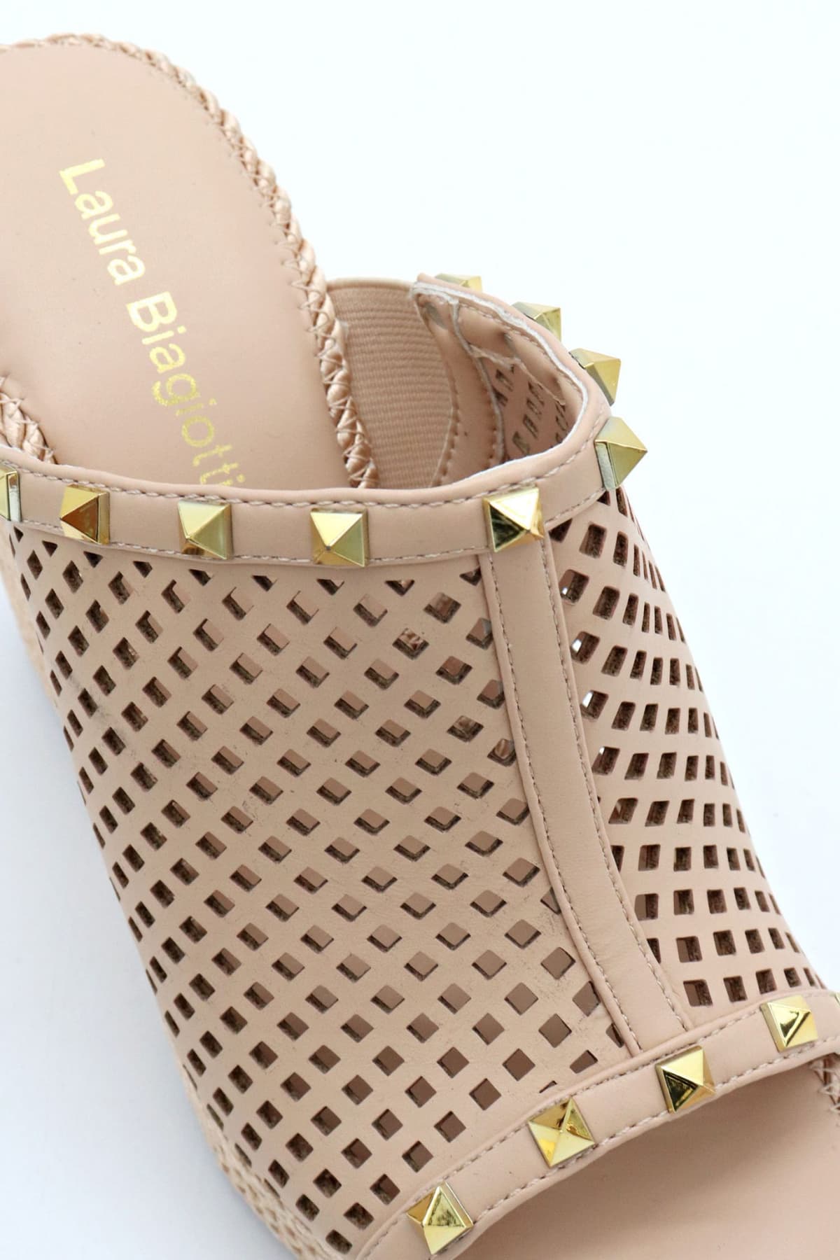 LAURA BIAGIOTTI ΠΑΠΟΥΤΣΙΑ ΜULES ΦΑΣΑ ΤΡΟΥΚ LOGO MΠΕΖ