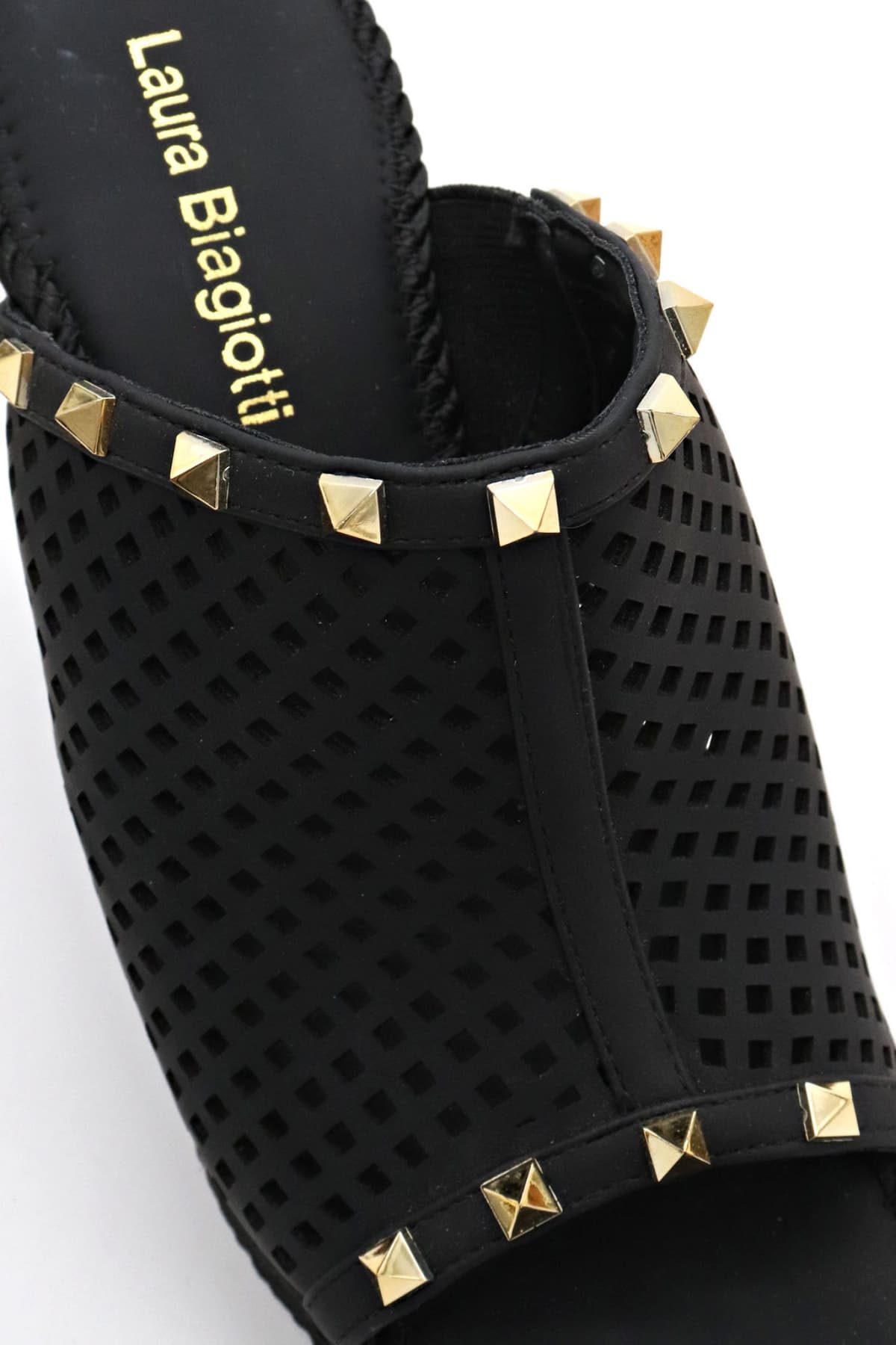 LAURA BIAGIOTTI ΠΑΠΟΥΤΣΙΑ ΜULES ΦΑΣΑ ΤΡΟΥΚ LOGO MAYΡΟ