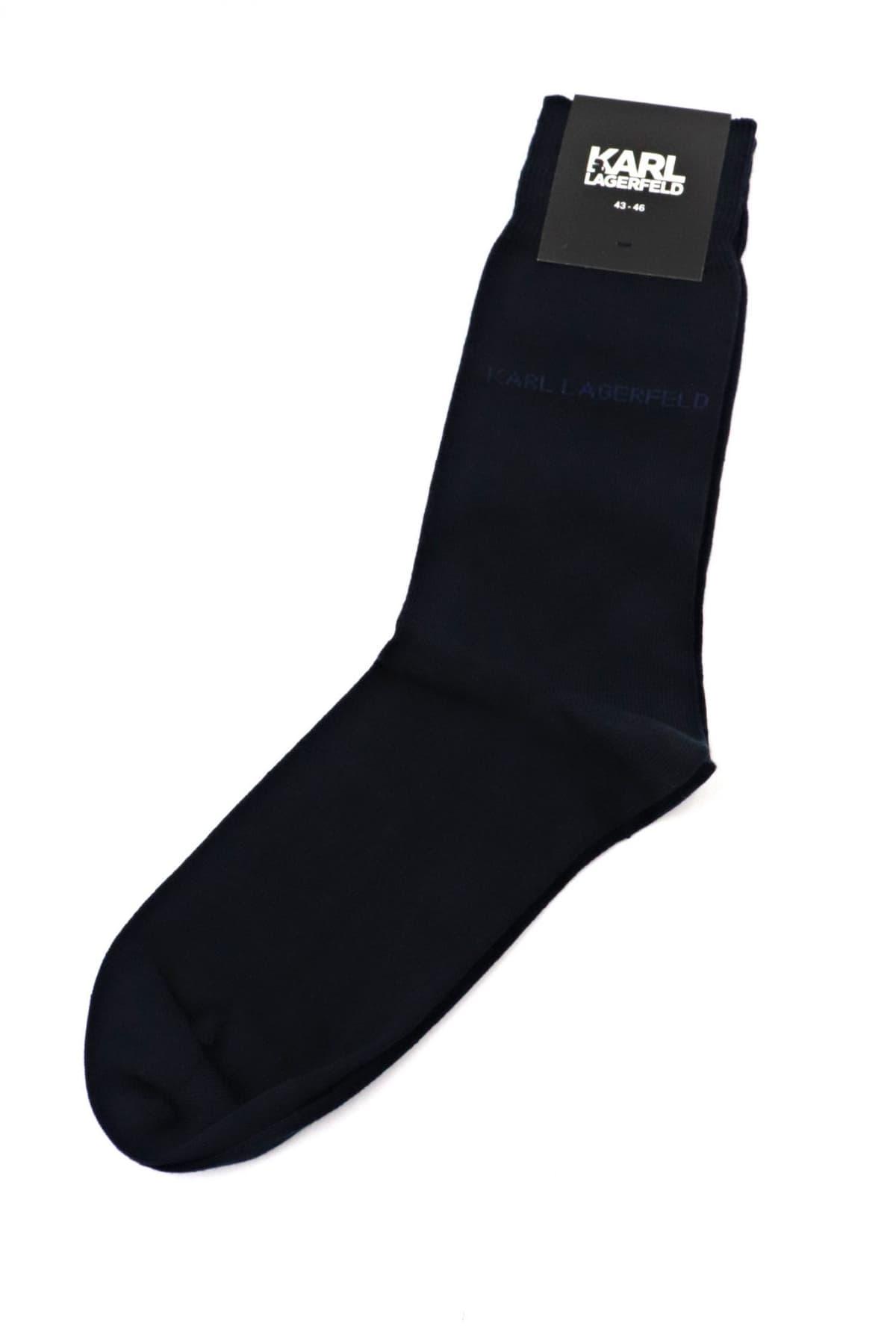 KARL LAGERFELD ΚΑΛΤΣΕΣ LOGO ΜΠΛΕ