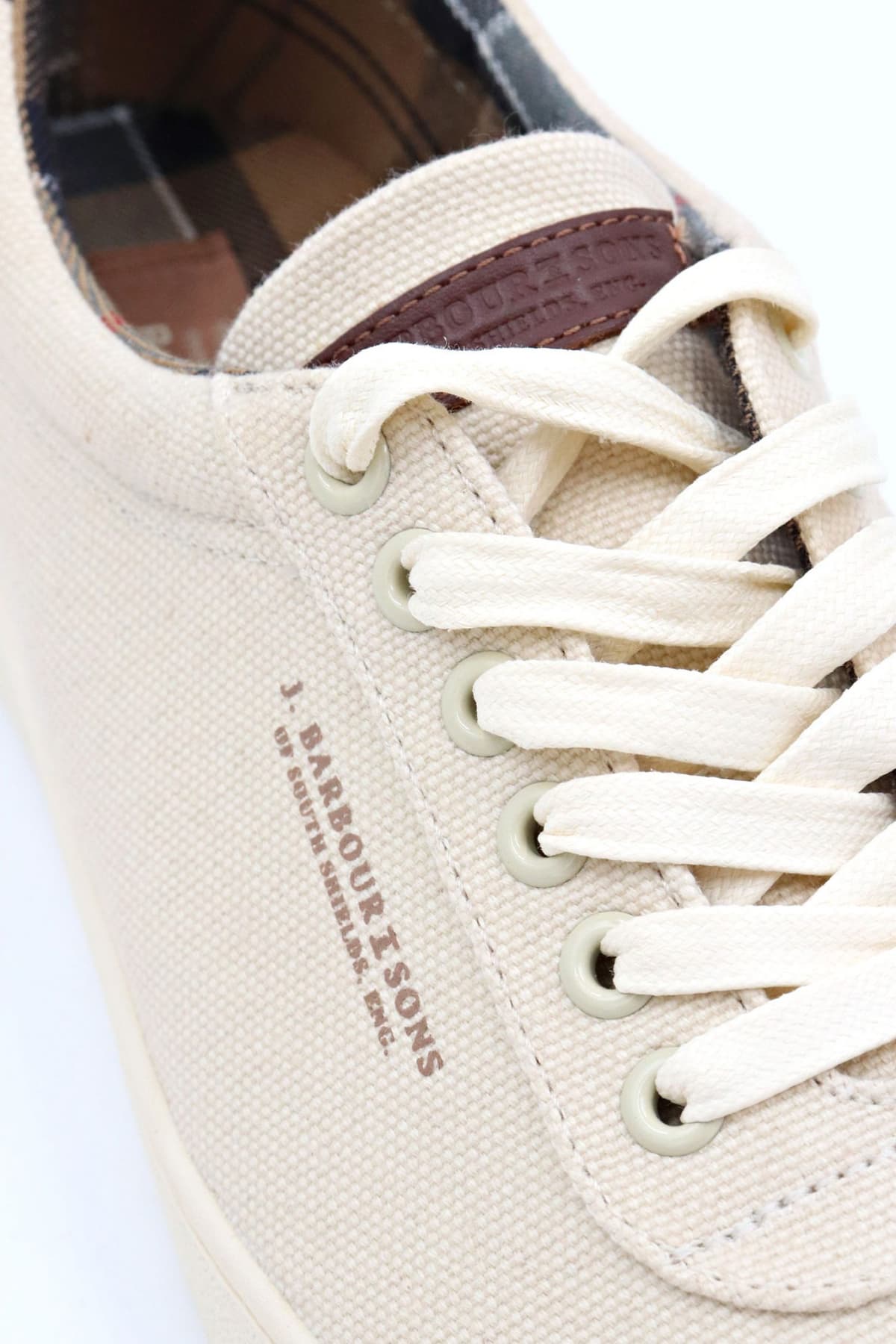 BARBOUR ΠΑΠΟΥΤΣΙΑ SNEAKERS WALLSEND 2 ΕΚΡΟΥ