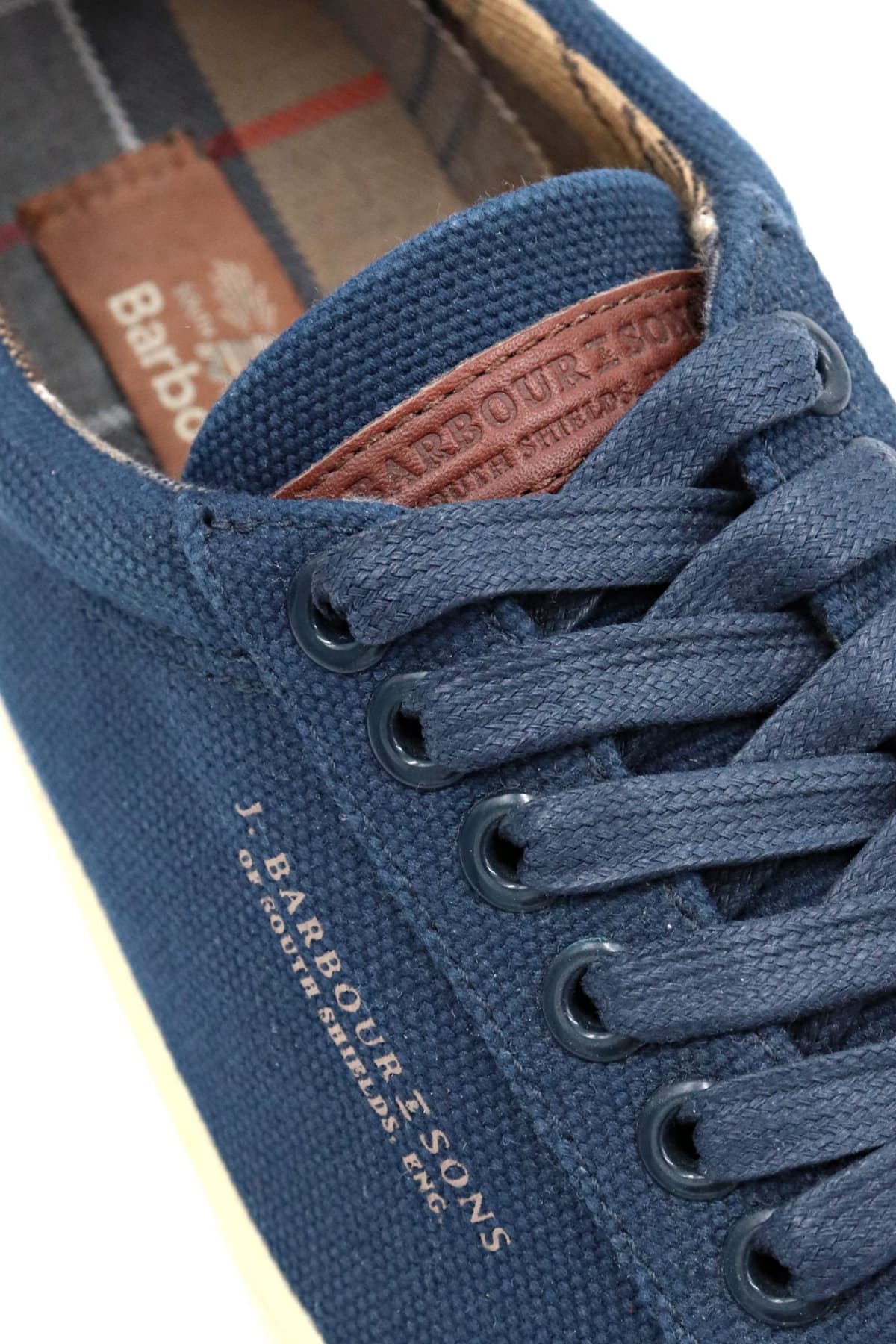 BARBOUR ΠΑΠΟΥΤΣΙΑ SNEAKERS WALLSEND 2 ΜΠΛΕ