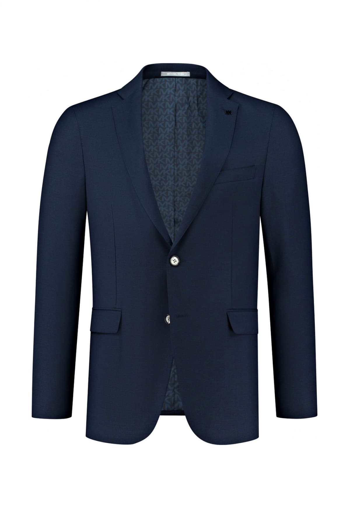 MICHAEL KORS ΚΟΣΤΟΥΜΙ BIRDSEYE WOOL ΜΠΛΕ