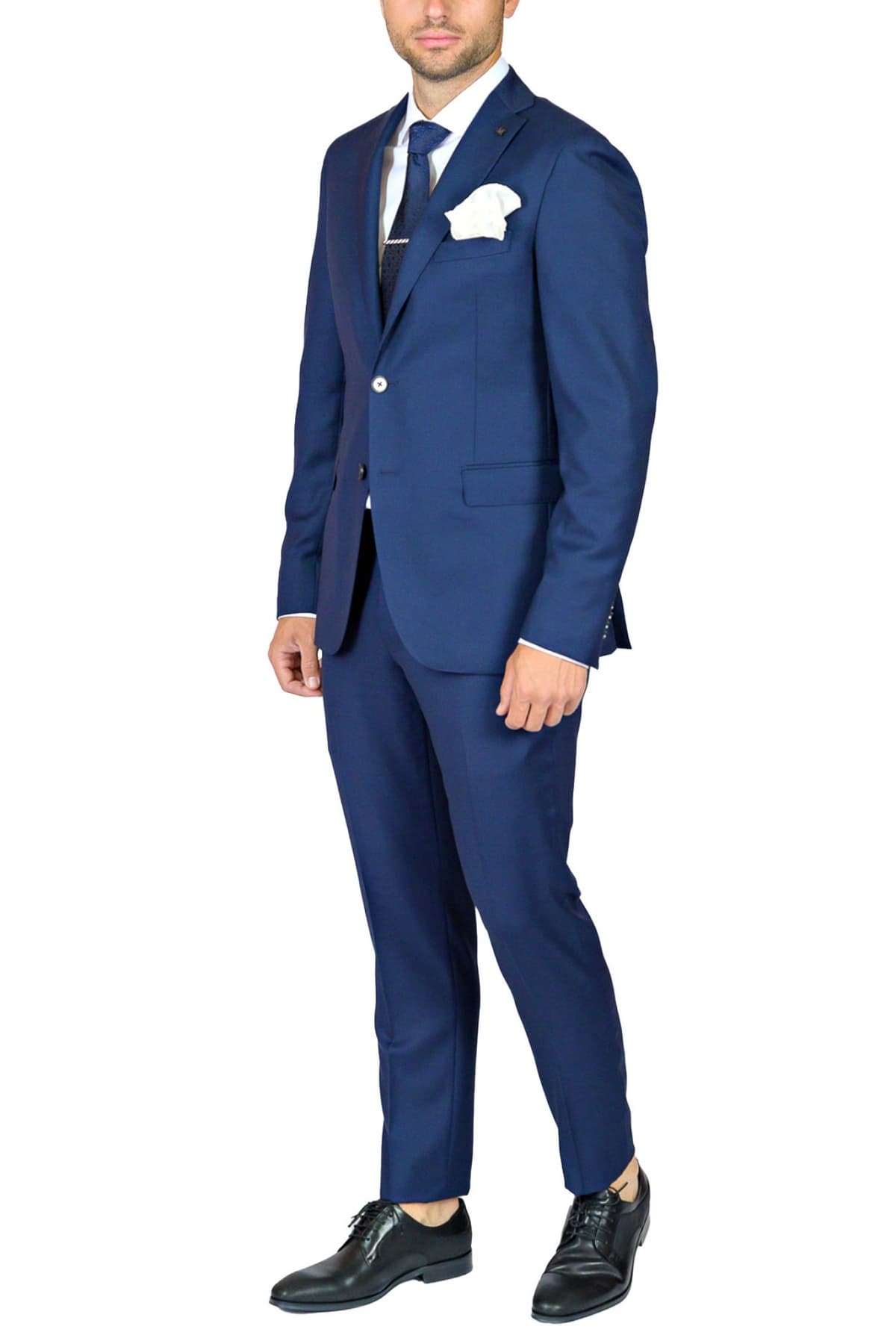 MICHAEL KORS ΚΟΣΤΟΥΜΙ BIRDSEYE WOOL ΜΠΛΕ