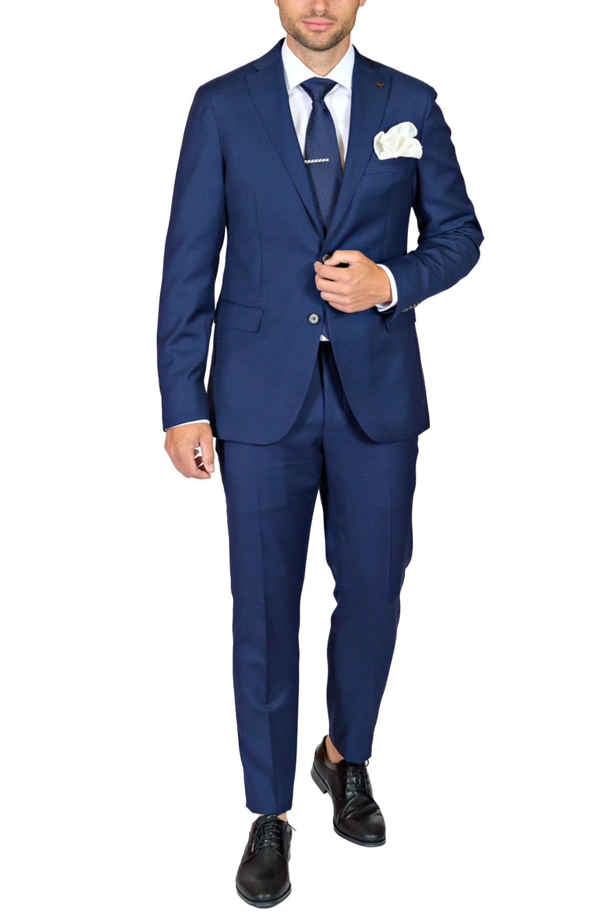 MICHAEL KORS ΚΟΣΤΟΥΜΙ BIRDSEYE WOOL ΜΠΛΕ