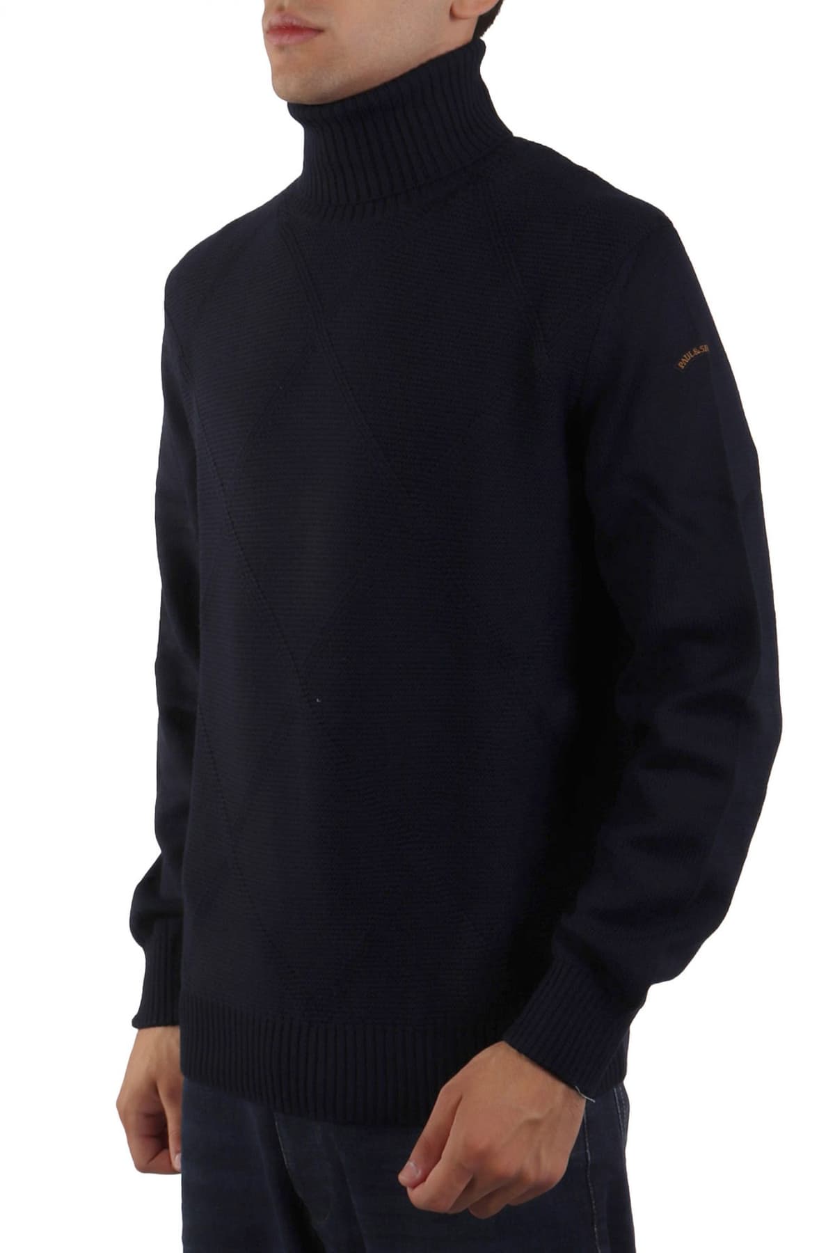 PAUL&SHARK ΠΛΕΚΤΟ ROLLNECK ΜΠΛΕ