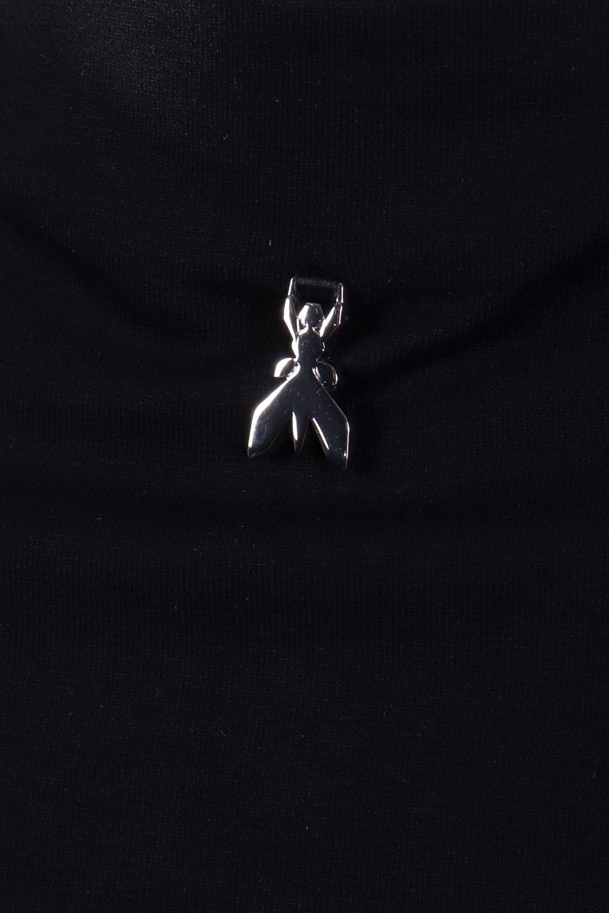 PATRIZIA PEPE ΚΟΡΜΑΚΙ ΤΡΟΥΚΣ ΑΝΟΙΓΜΑ ΜΠΡΟΣΤΑ ΜΑΥΡΟ