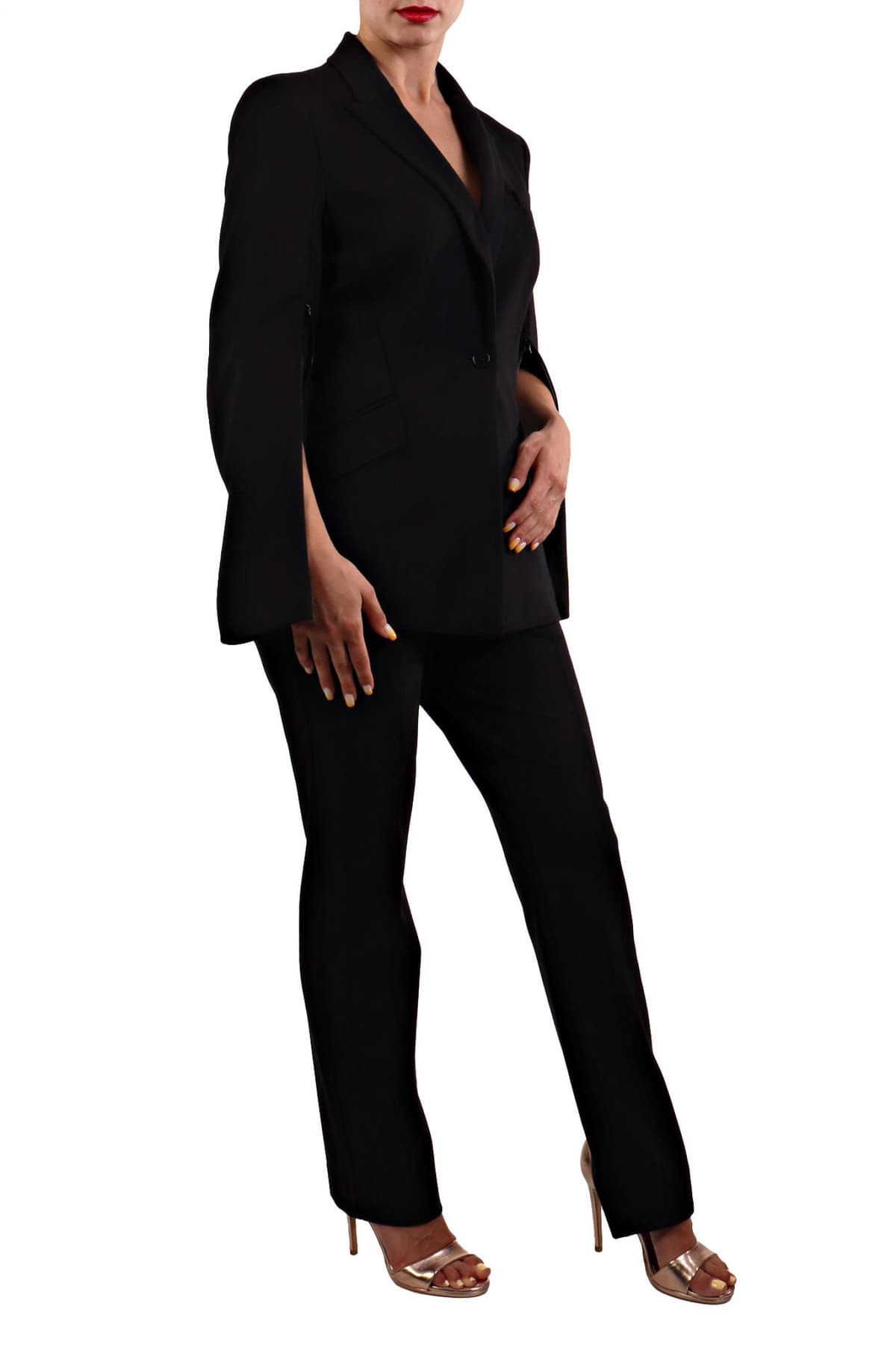 KARL LAGERFELD ΣΑΚΑΚΙ PUNTO ΦΕΡΜΟΥΑΡ ΜΑΝΙΚΙ ΜΑΥΡΟ