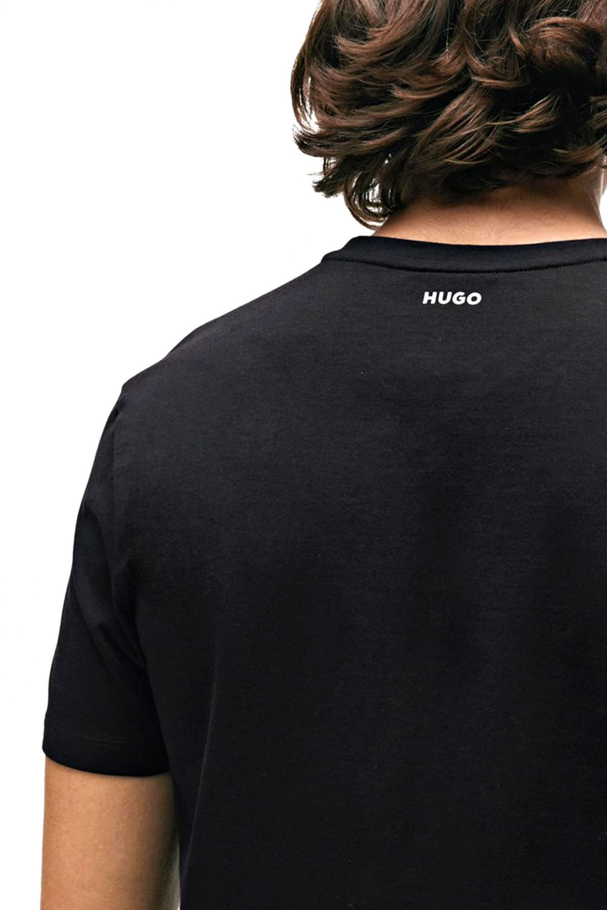 HUGO T-SHIRT ΕΣΩΡΟΥΧΑ DOUBLE PACK HUGO-V ΜΑΥΡΟ