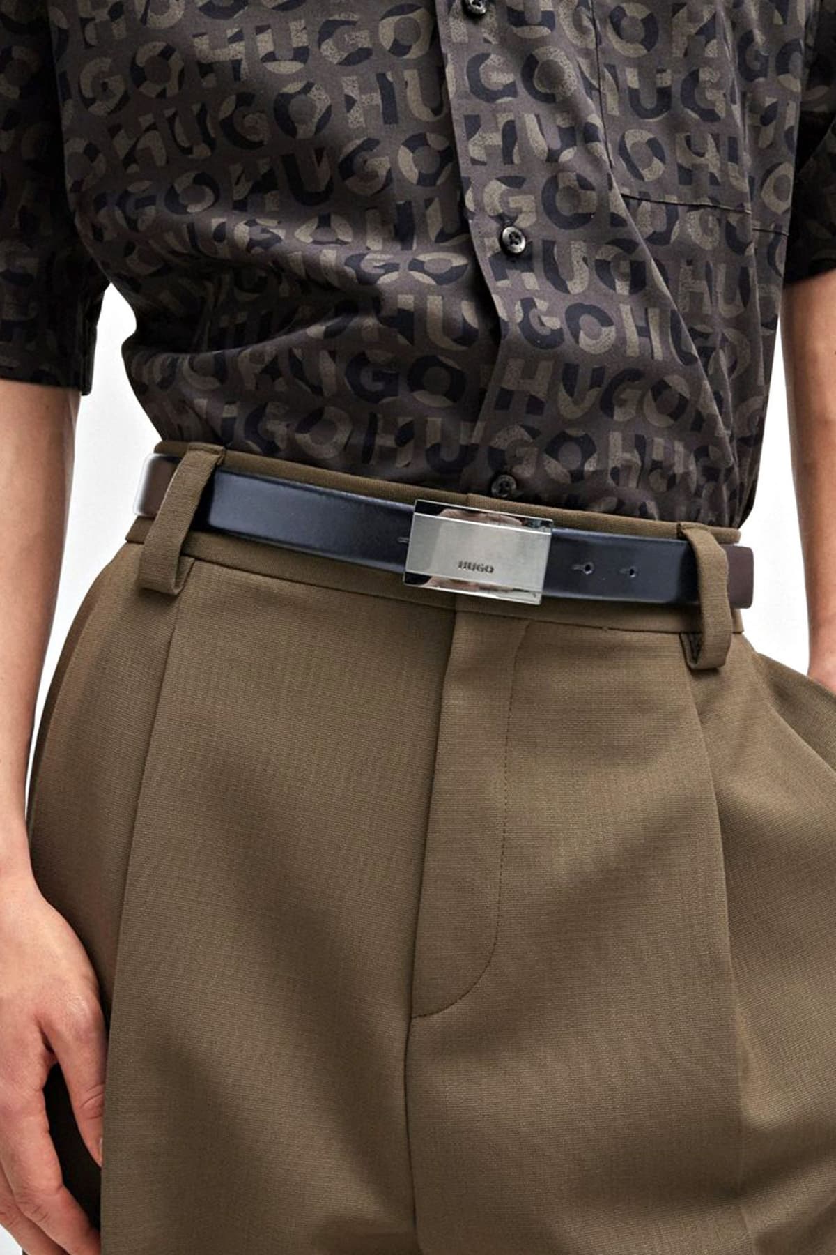 HUGO ΖΩΝΗ GEXTER-L_SZ30 ΜΑΥΡΟ