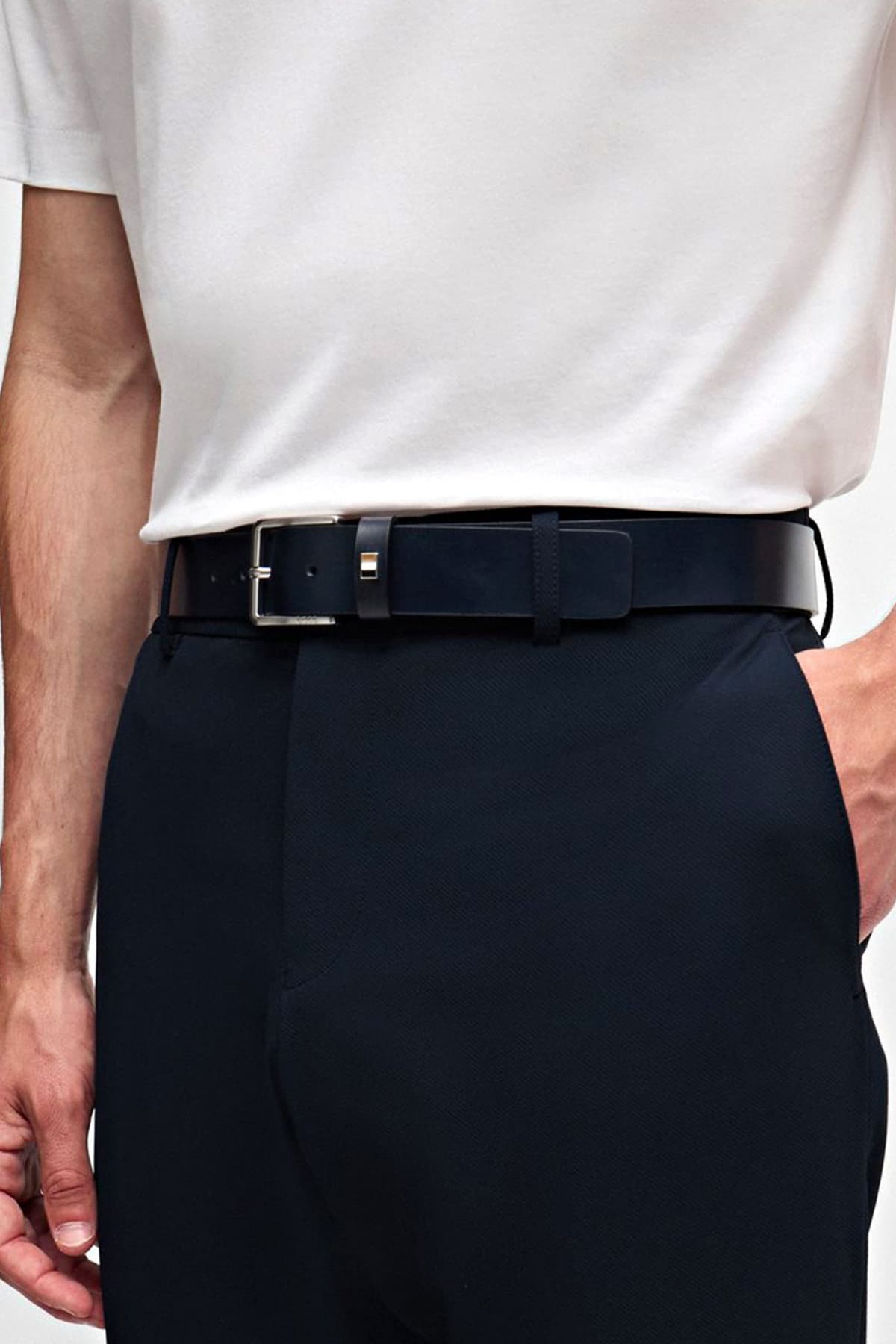 BOSS ΖΩΝΗ THER-FLAG-E_SZ35 ΜΠΛΕ