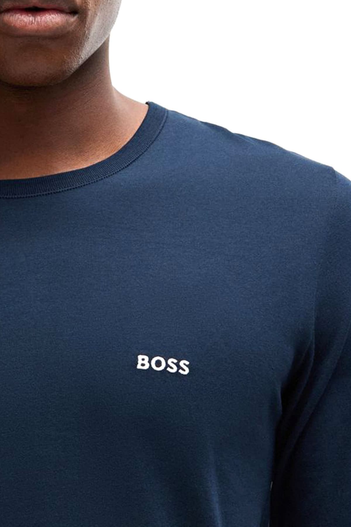 BOSS ΕΣΩΡΟΥΧΟ T-SHIRT CREW NECK REGULAR FIT T-SHIRT LSSHIRT RN 3P CLASSIC ΜΑΥΡΟ-ΜΠΛΕ-ΛΕΥΚΟ