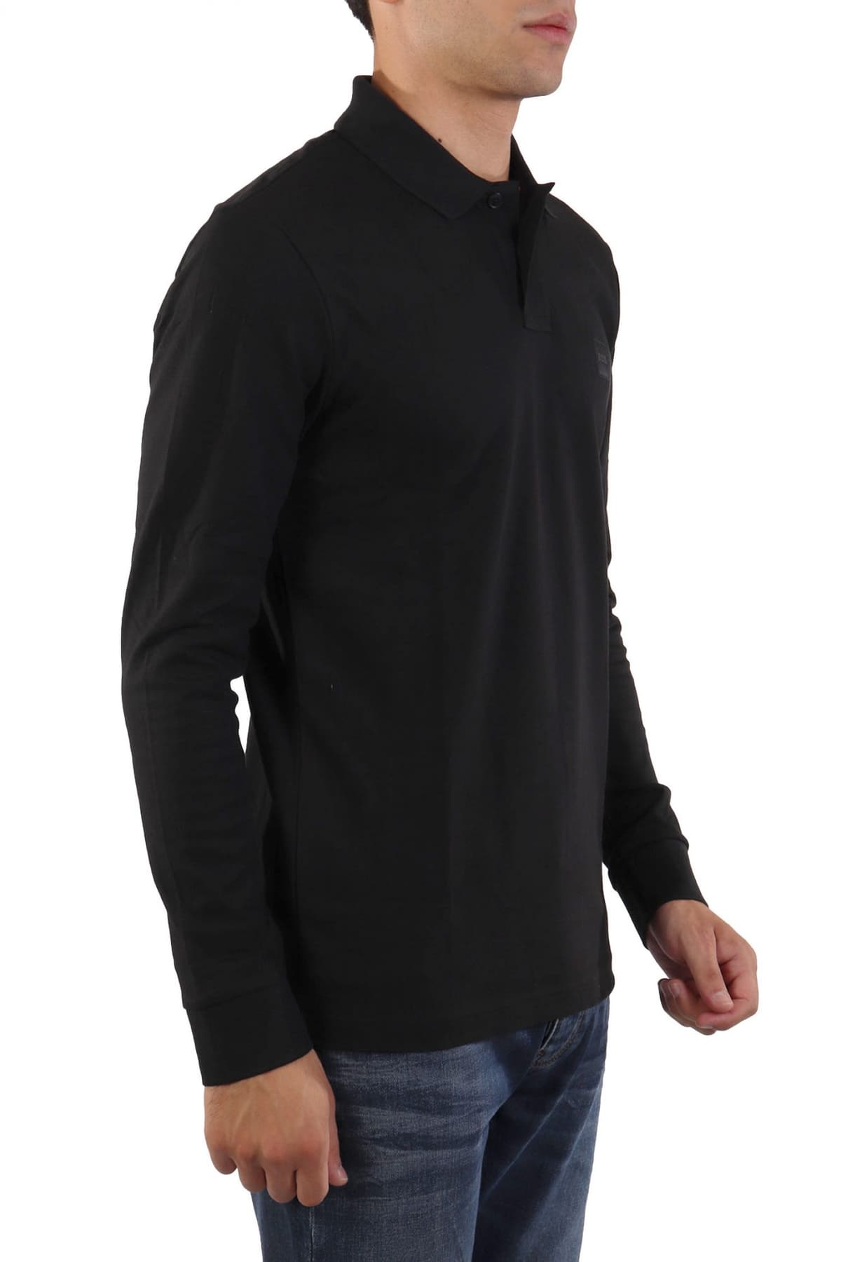 BOSS CASUAL POLO PASSERBY ΜΑΥΡΟ